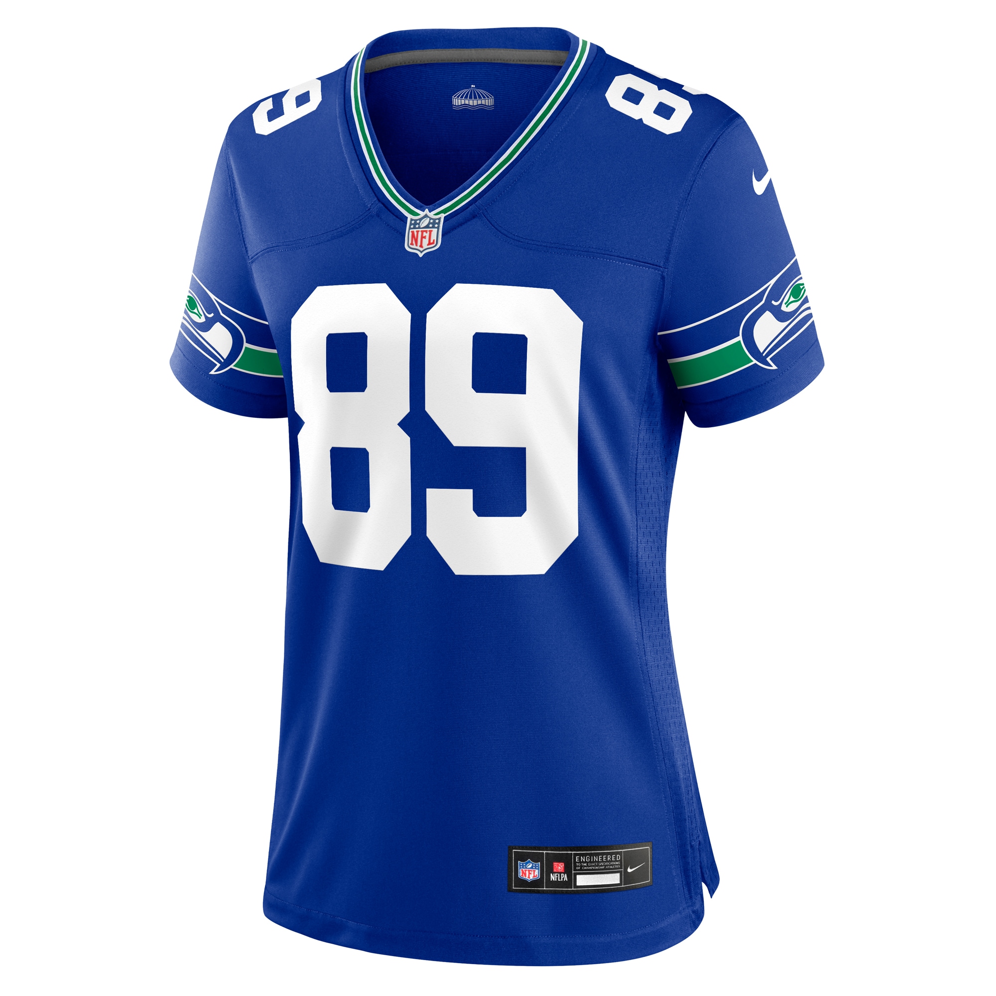 Will Dissly Seattle Seahawks Nike Women's Throwback Player Game Jersey - Royal - vstockx