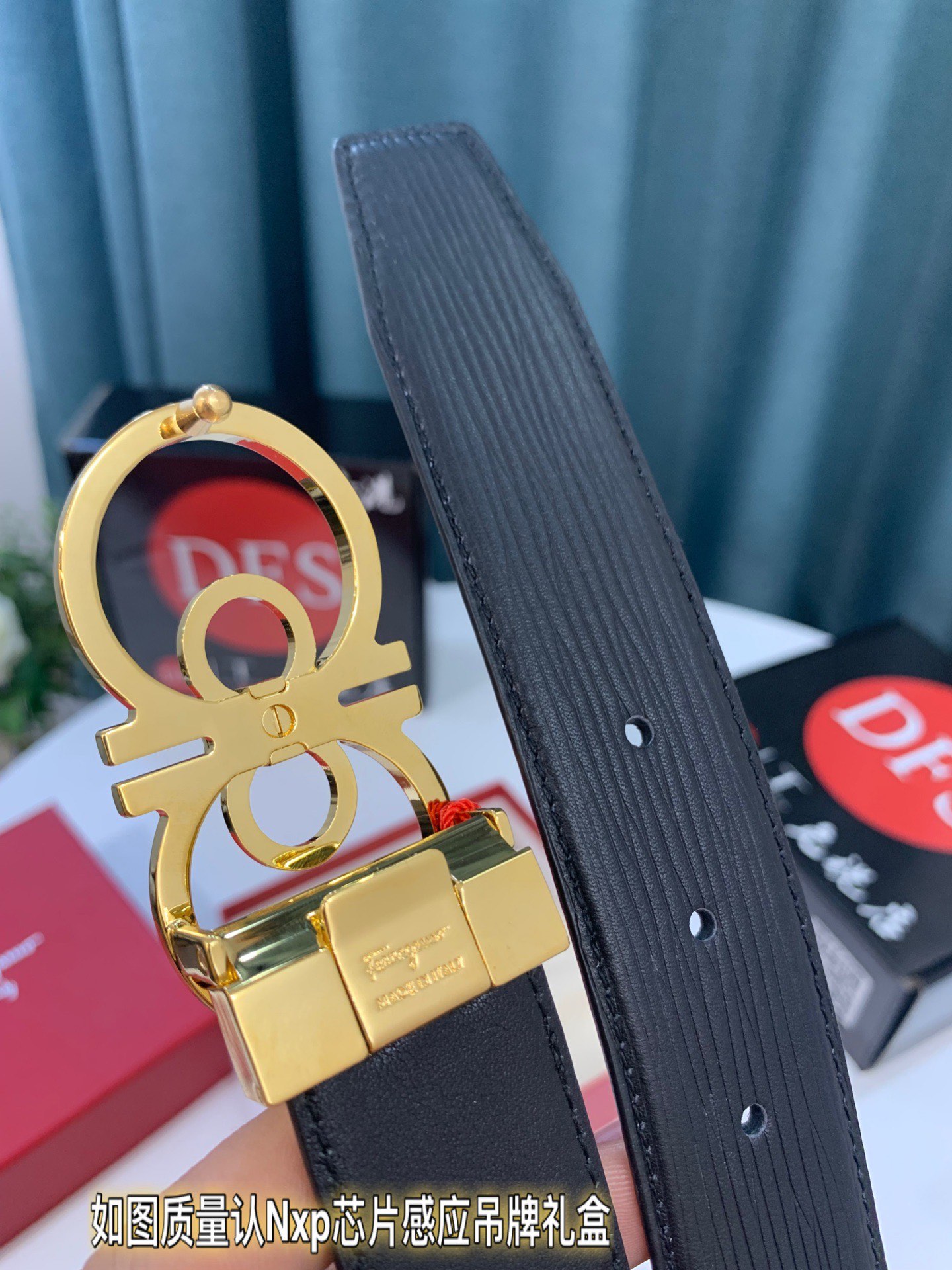 Streetwear Belt Ferragamo 319255 size:3.5cm - vstockx