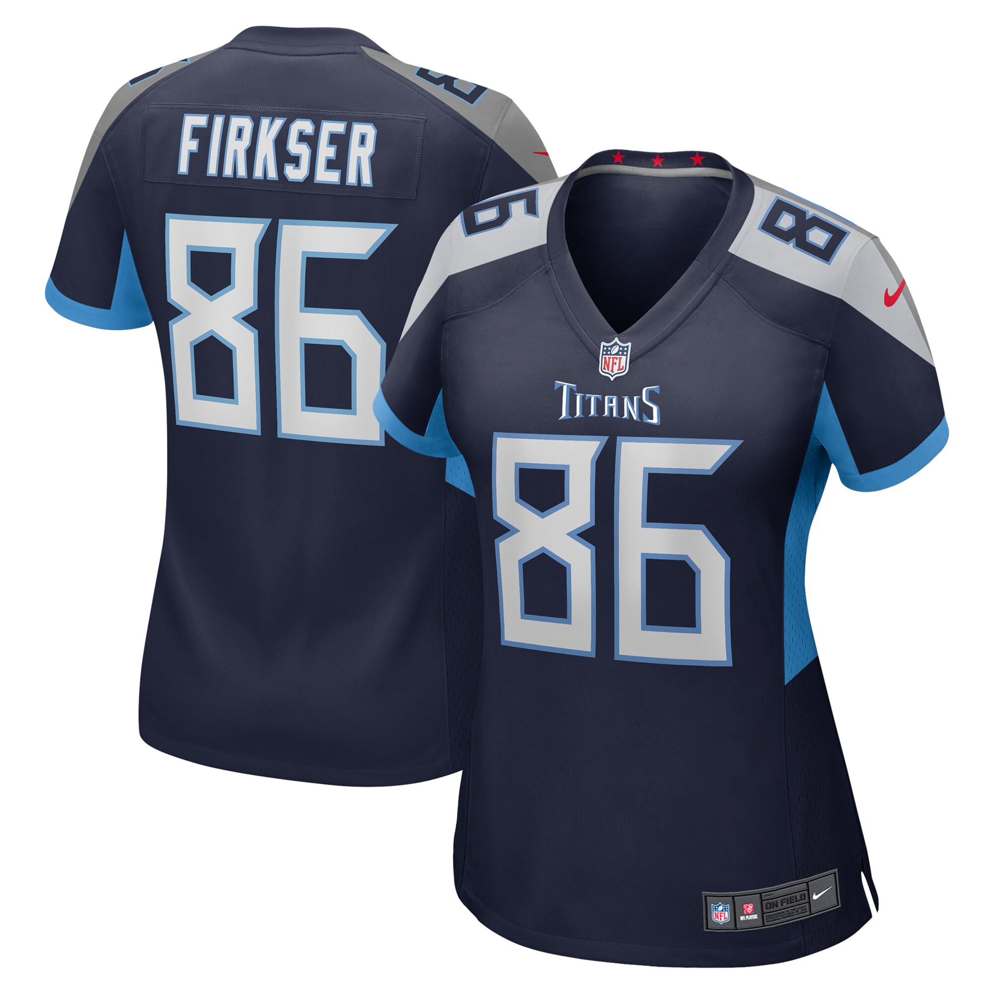 Anthony Firkser Tennessee Titans Nike Women's Game Jersey - Navy - vstockx