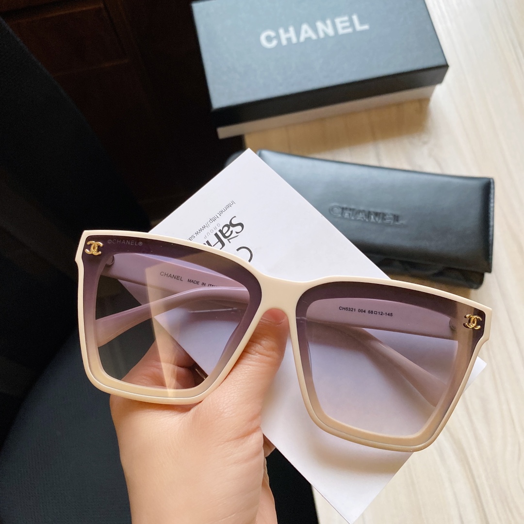 Sunglasses Chanel CH6321 size 68��12-145 - vstockx
