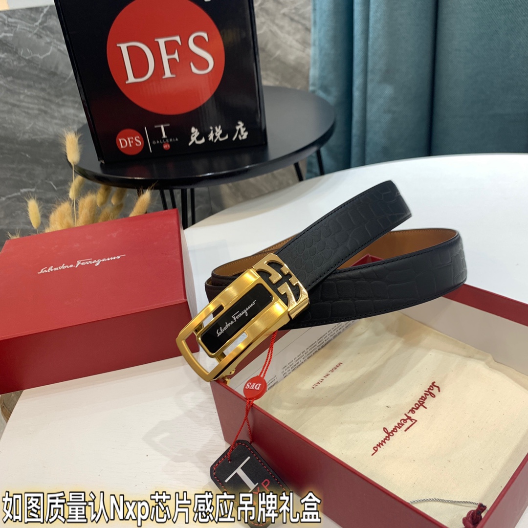 Streetwear Belt Ferragamo 319510 size:3.5cm - vstockx