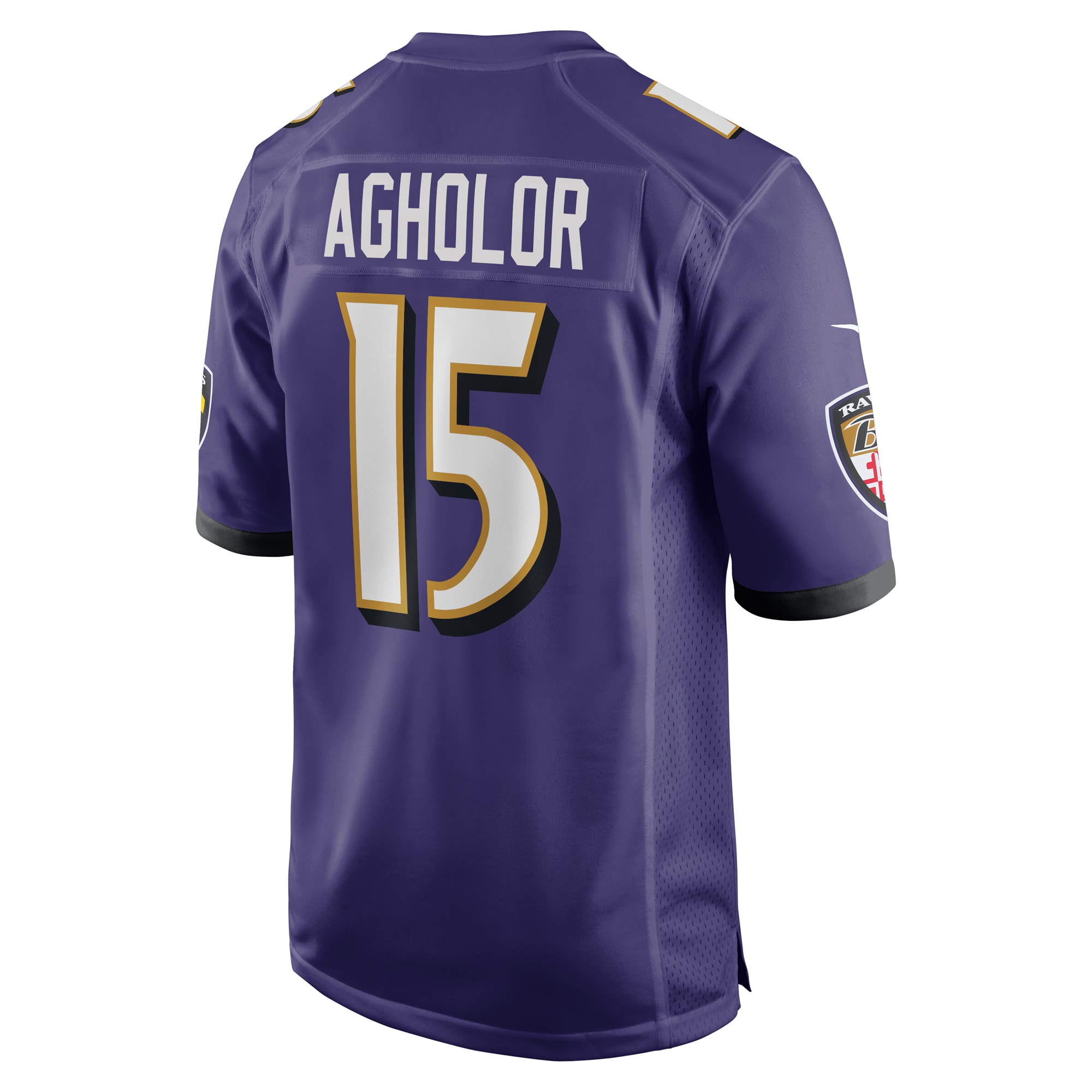 Nelson Agholor Baltimore Ravens Nike Game Jersey - Purple - vstockx
