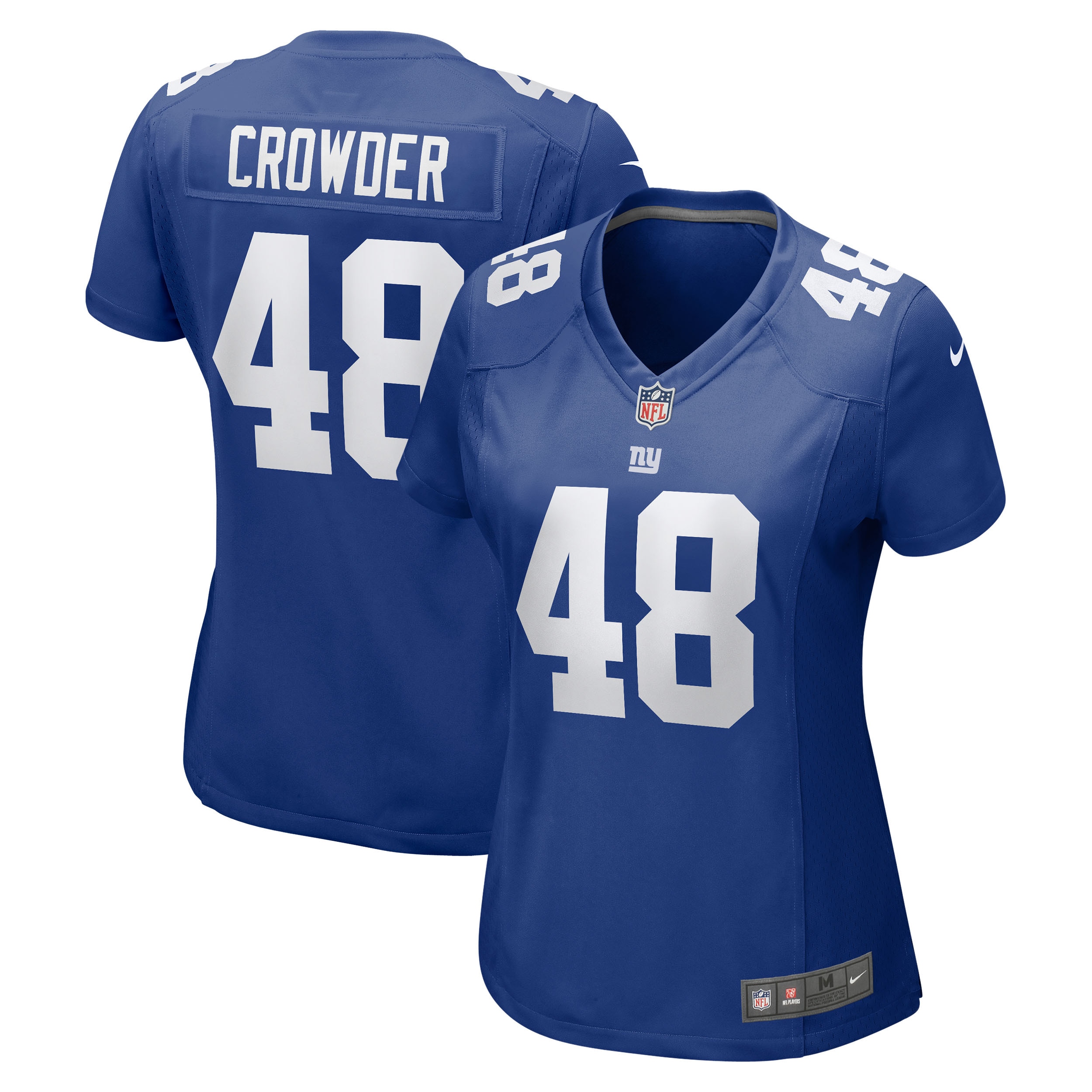 Tae Crowder New York Giants Nike Women's Team Game Jersey - Royal - vstockx