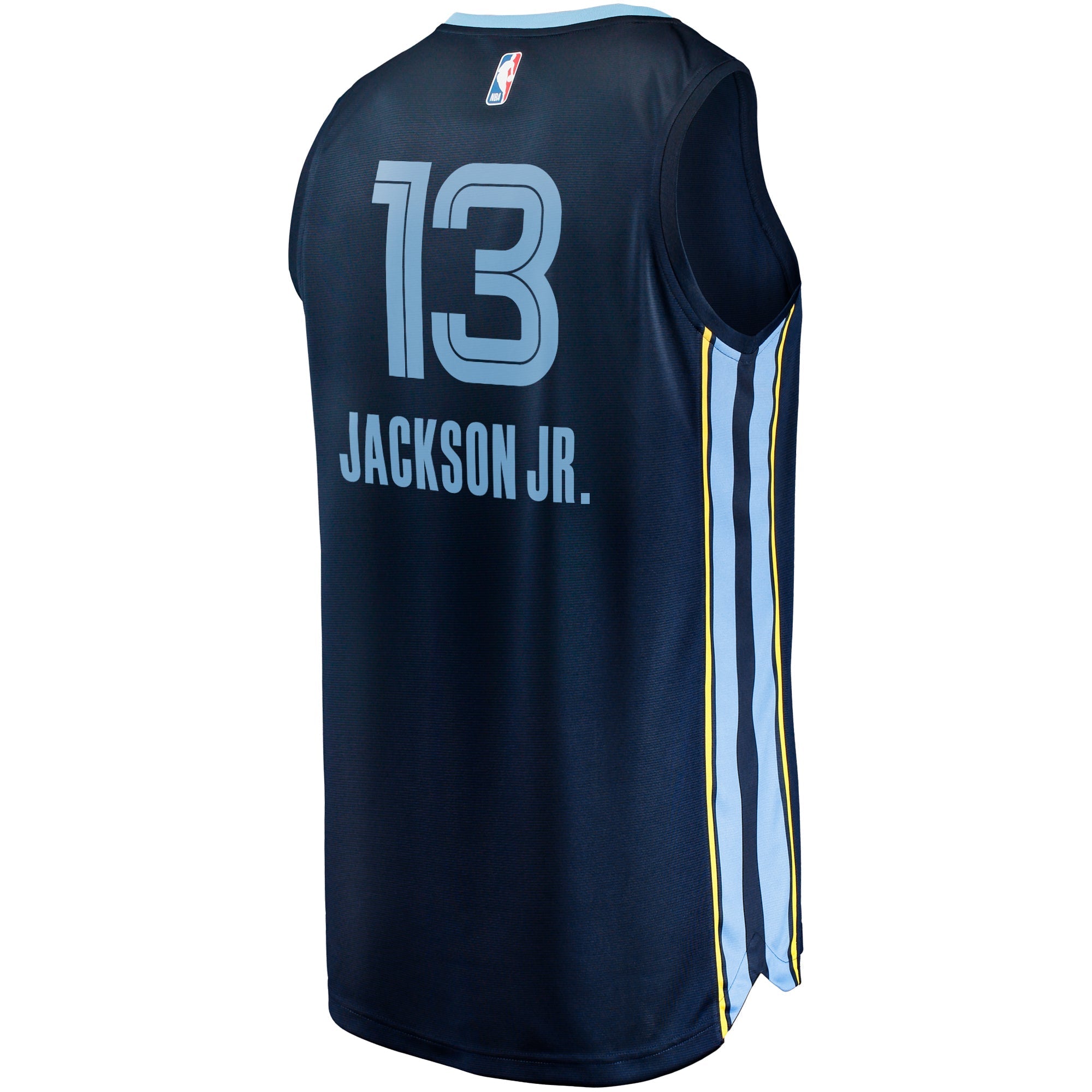 Men's Fanatics Branded Jaren Jackson Jr. Navy Memphis Grizzlies 2021/22 Fast Break Replica Jersey - Icon Edition - vstockx