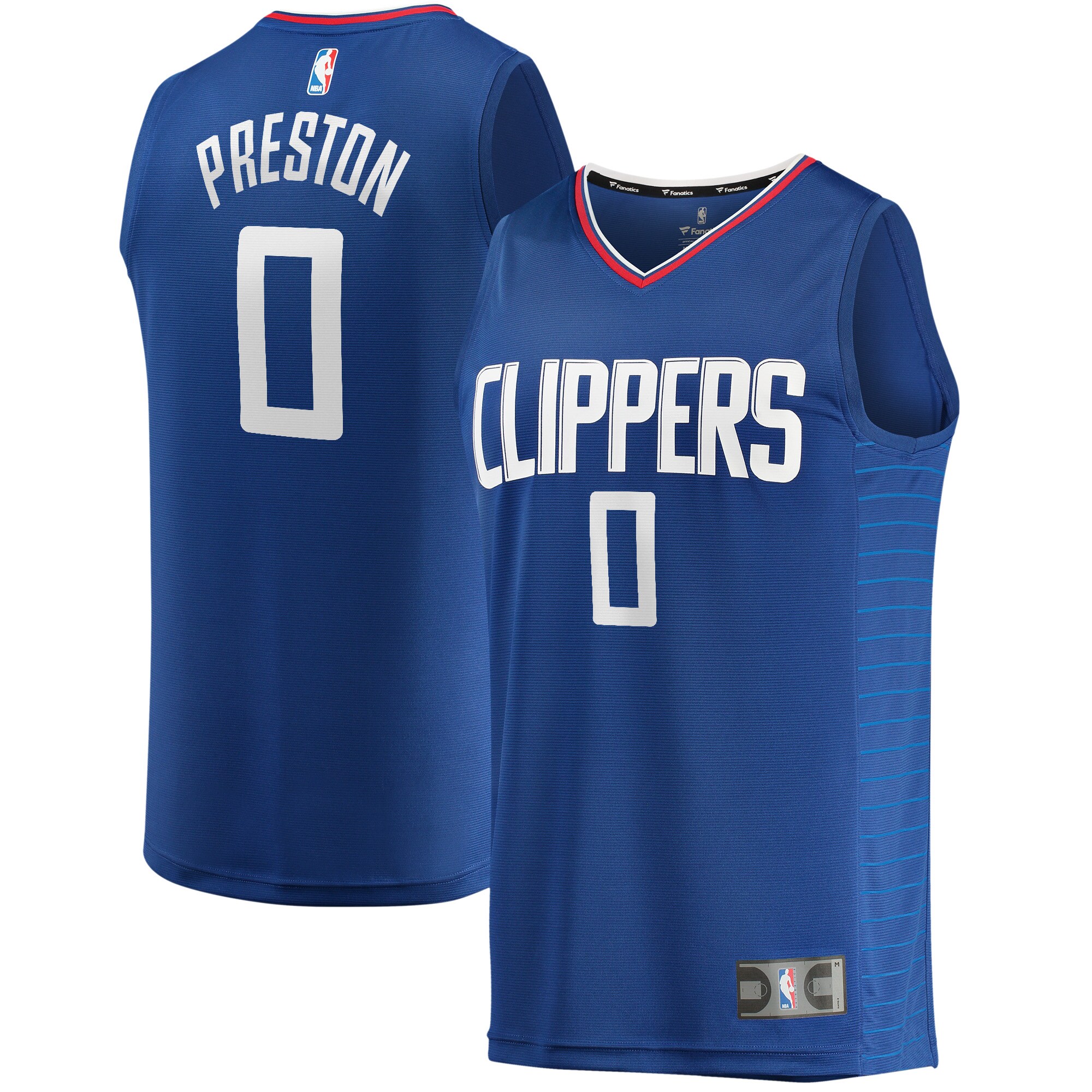Jason Preston LA Clippers Fanatics Branded Youth Fast Break Player Jersey - Icon Edition - Royal - vstockx
