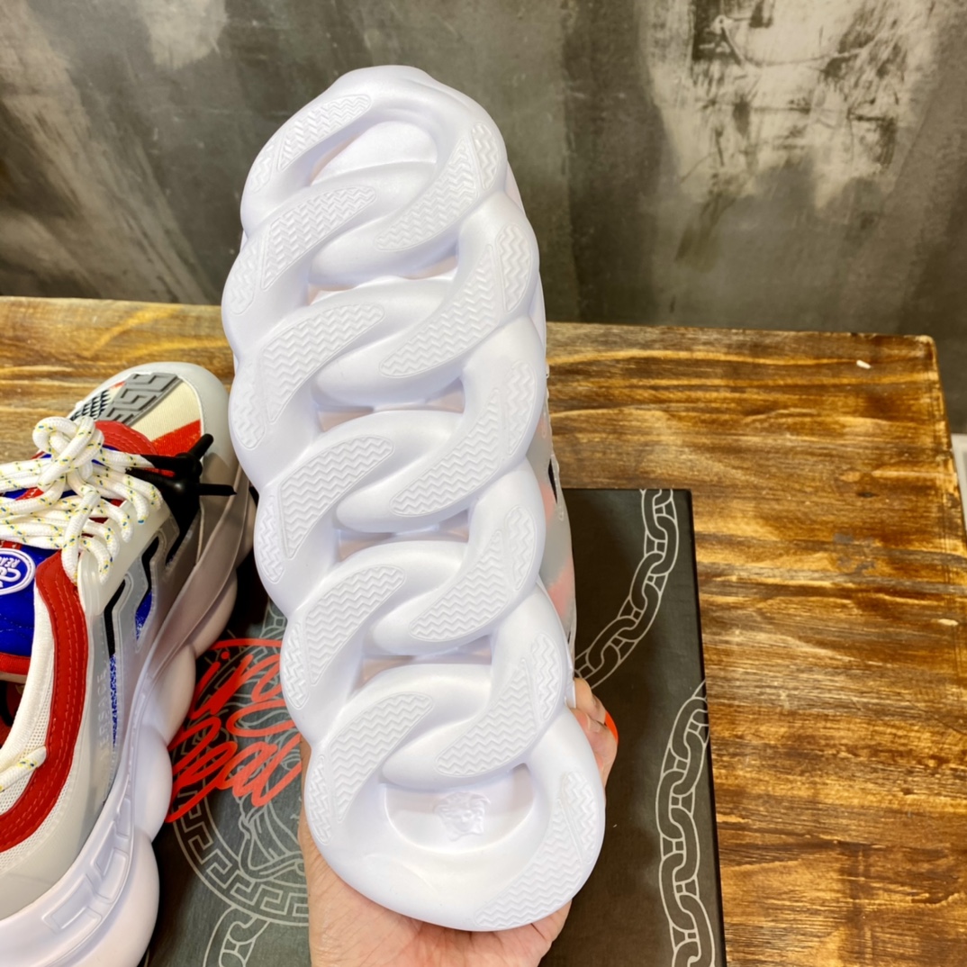 Versace Chain Reaction 2 Chainz White (W) - vstockx