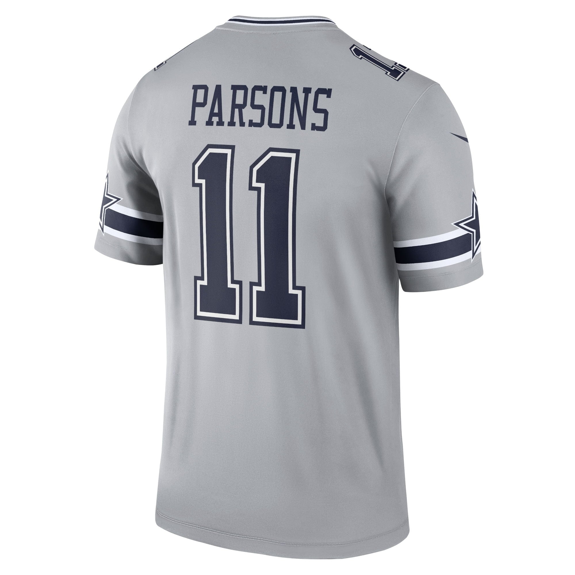 Men's Nike Micah Parsons Gray Dallas Cowboys Inverted Legend Player Jersey - vstockx