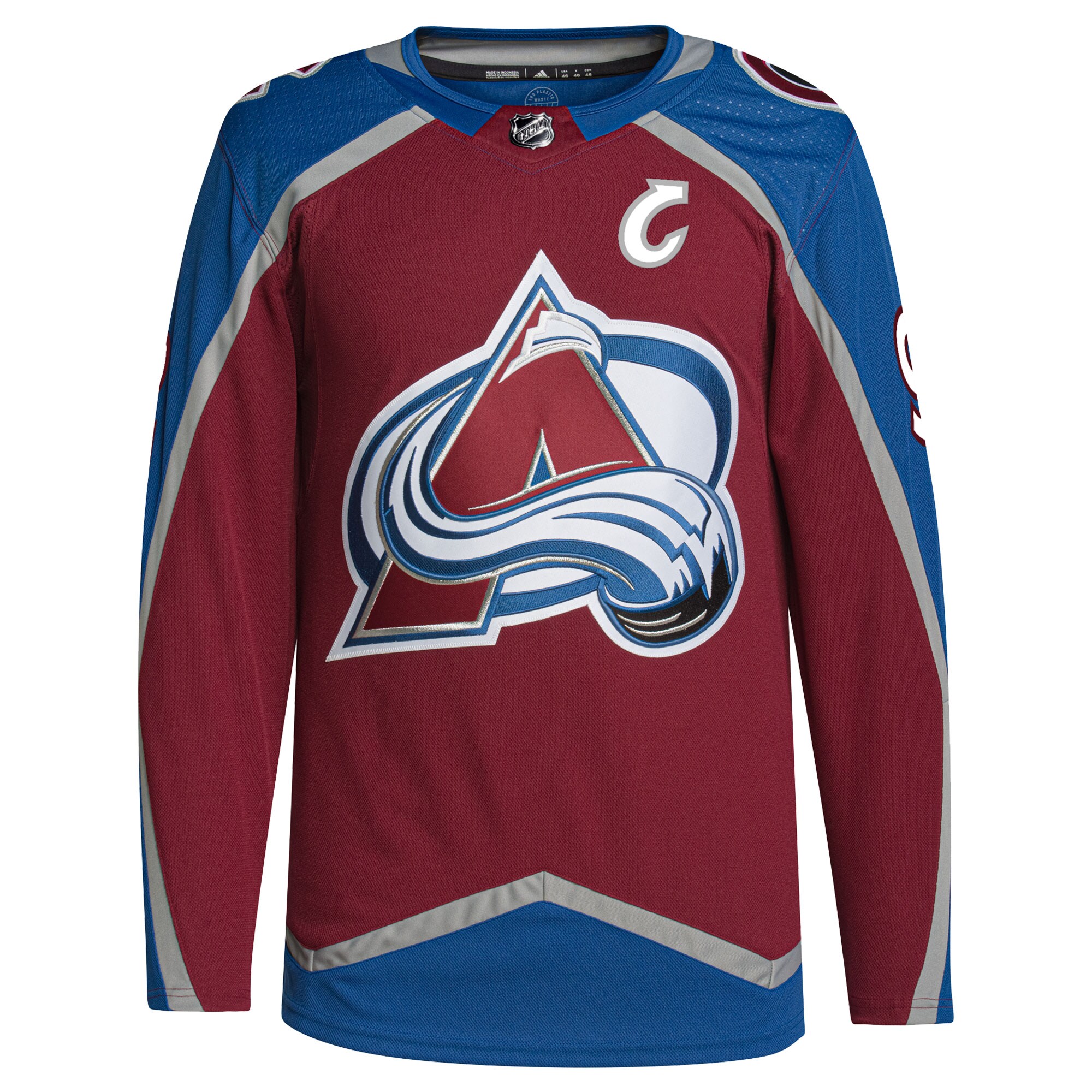 Gabriel Landeskog Colorado Avalanche adidas Primegreen Authentic Pro Player Jersey - Burgundy - vstockx