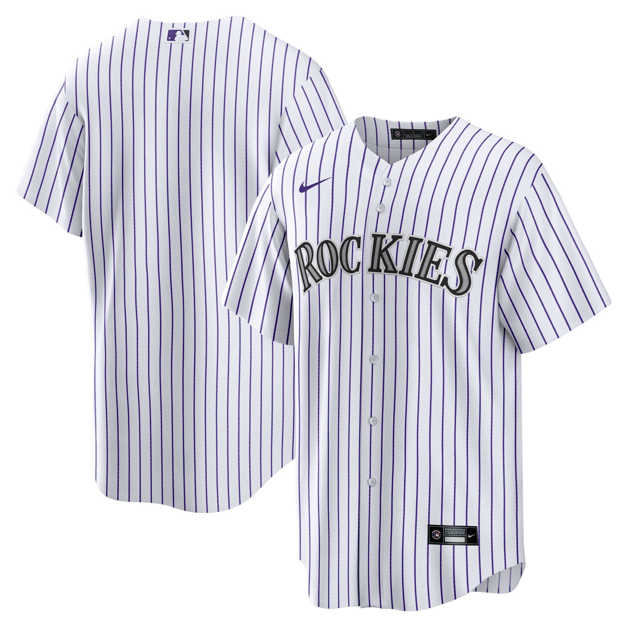 Colorado Rockies Nike Home Blank Replica Jersey - White - vstockx