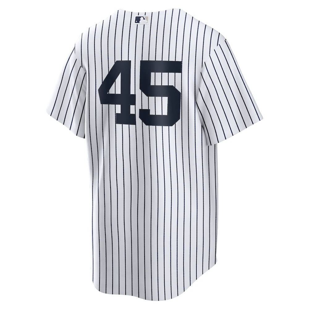 Youth New York Yankees Gerrit Cole Cool Base Replica Home Jersey - White - vstockx
