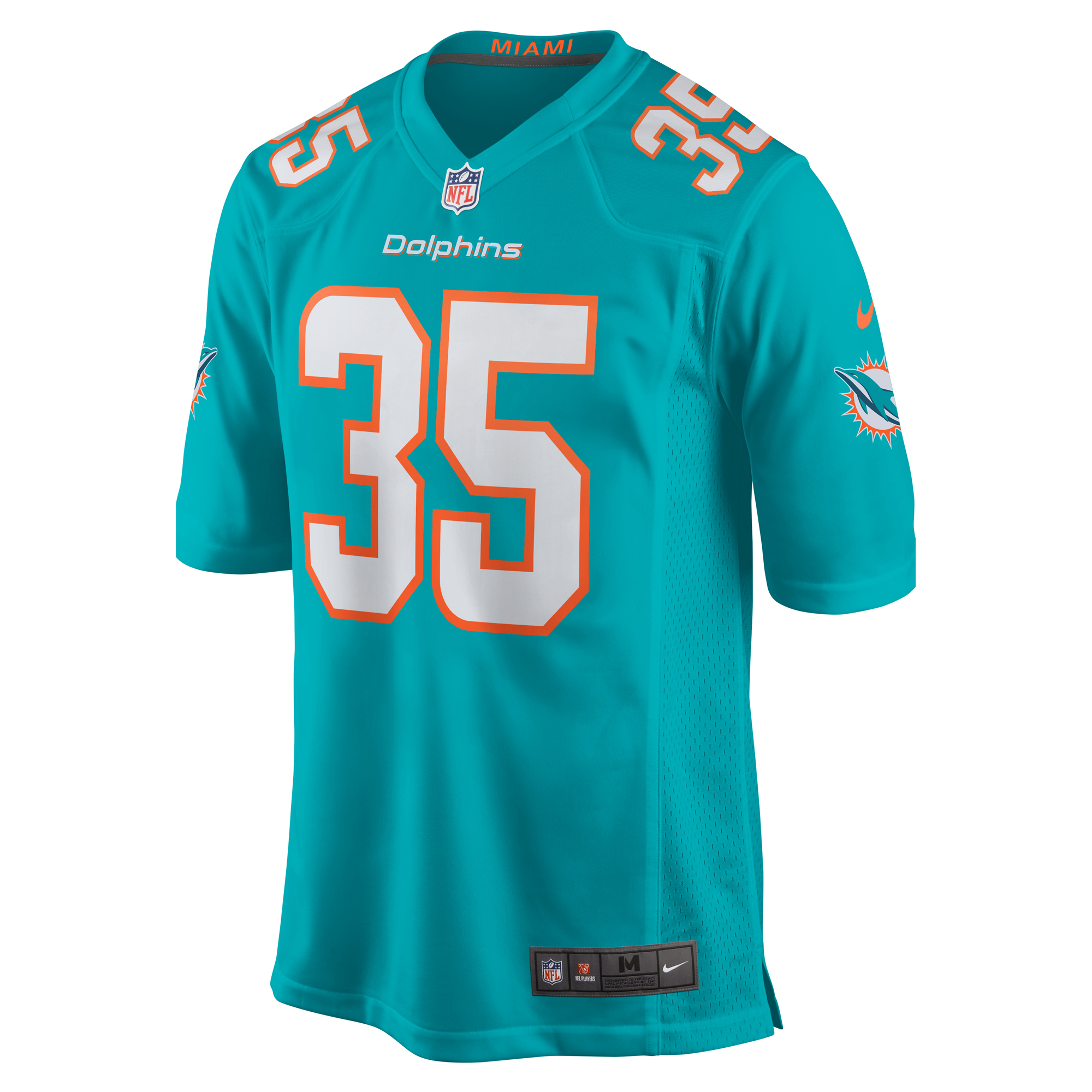 Christopher Brooks Miami Dolphins Nike Team Game Jersey - Aqua - vstockx