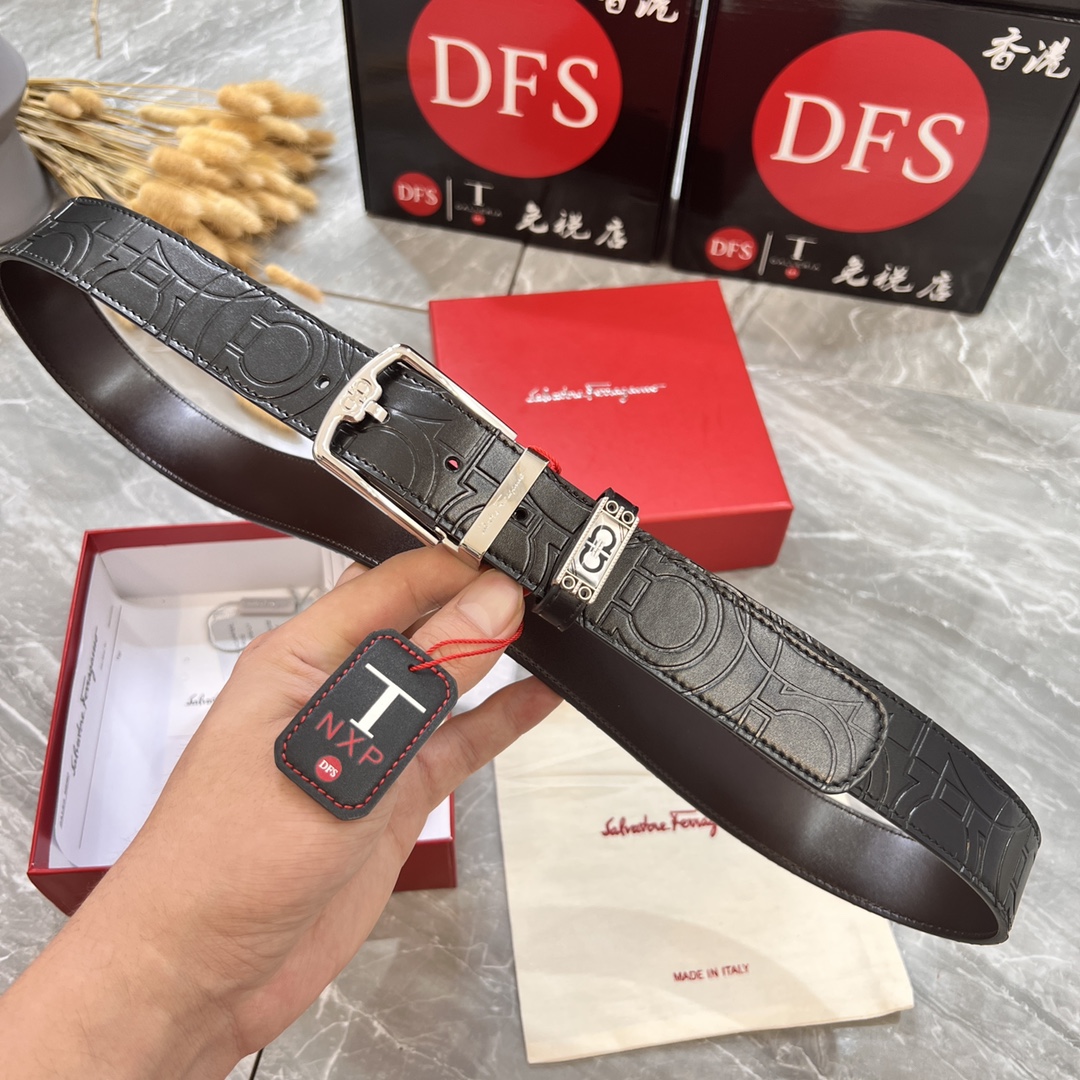 Streetwear Belt Ferragamo 319833 size:3.5cm - vstockx
