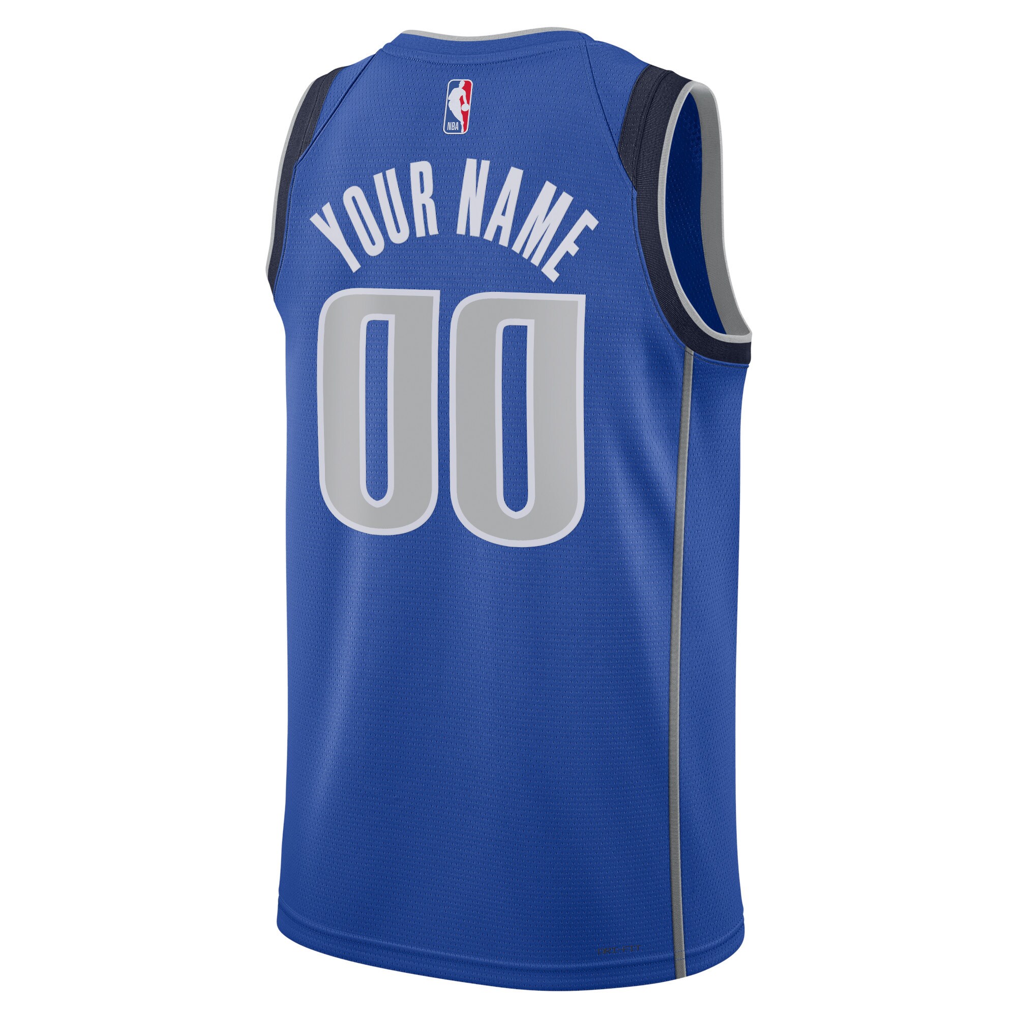 Dallas Mavericks Nike Unisex Swingman Custom Jersey Royal - Icon Edition - vstockx
