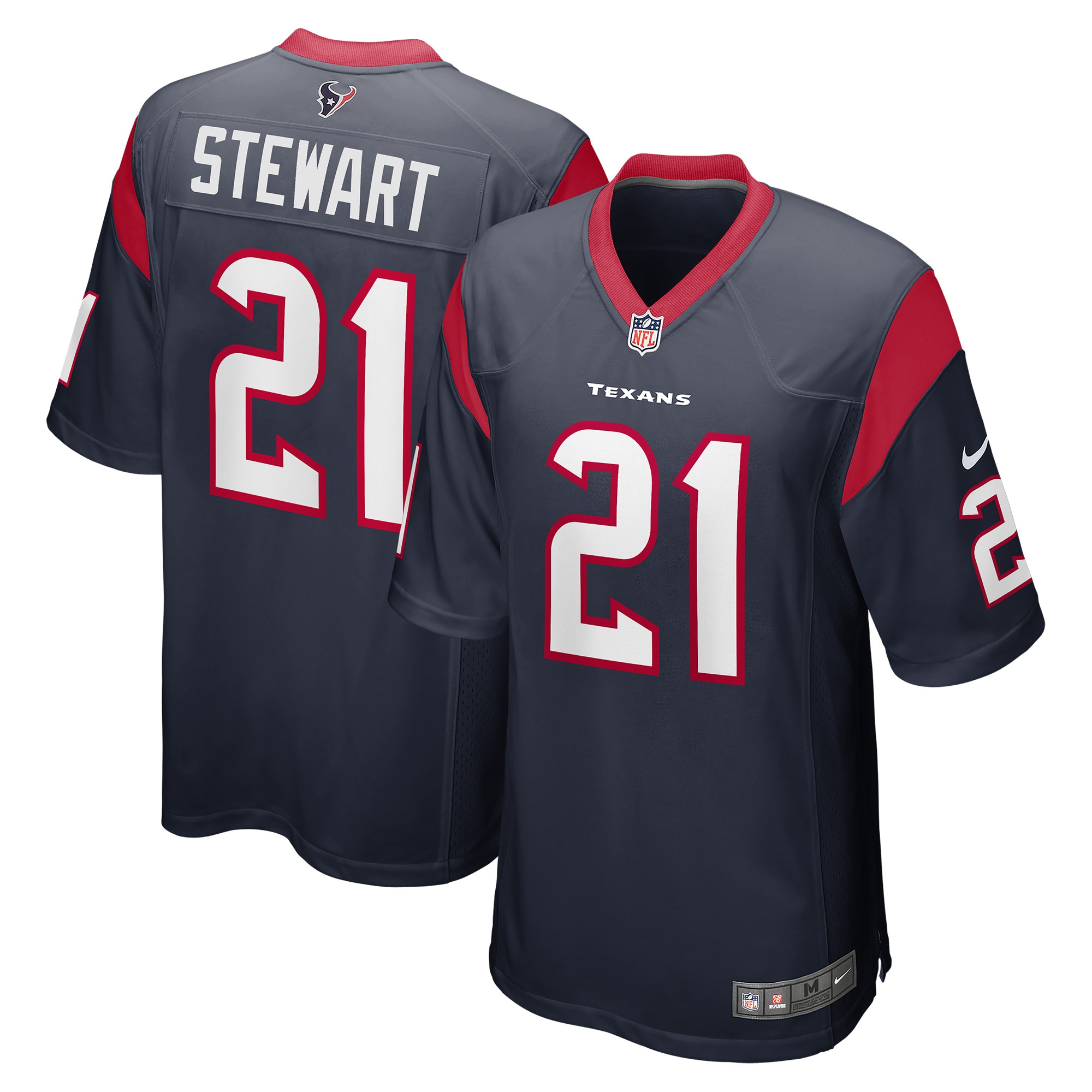 M.J. Stewart Houston Texans Nike Game Jersey - Navy - vstockx
