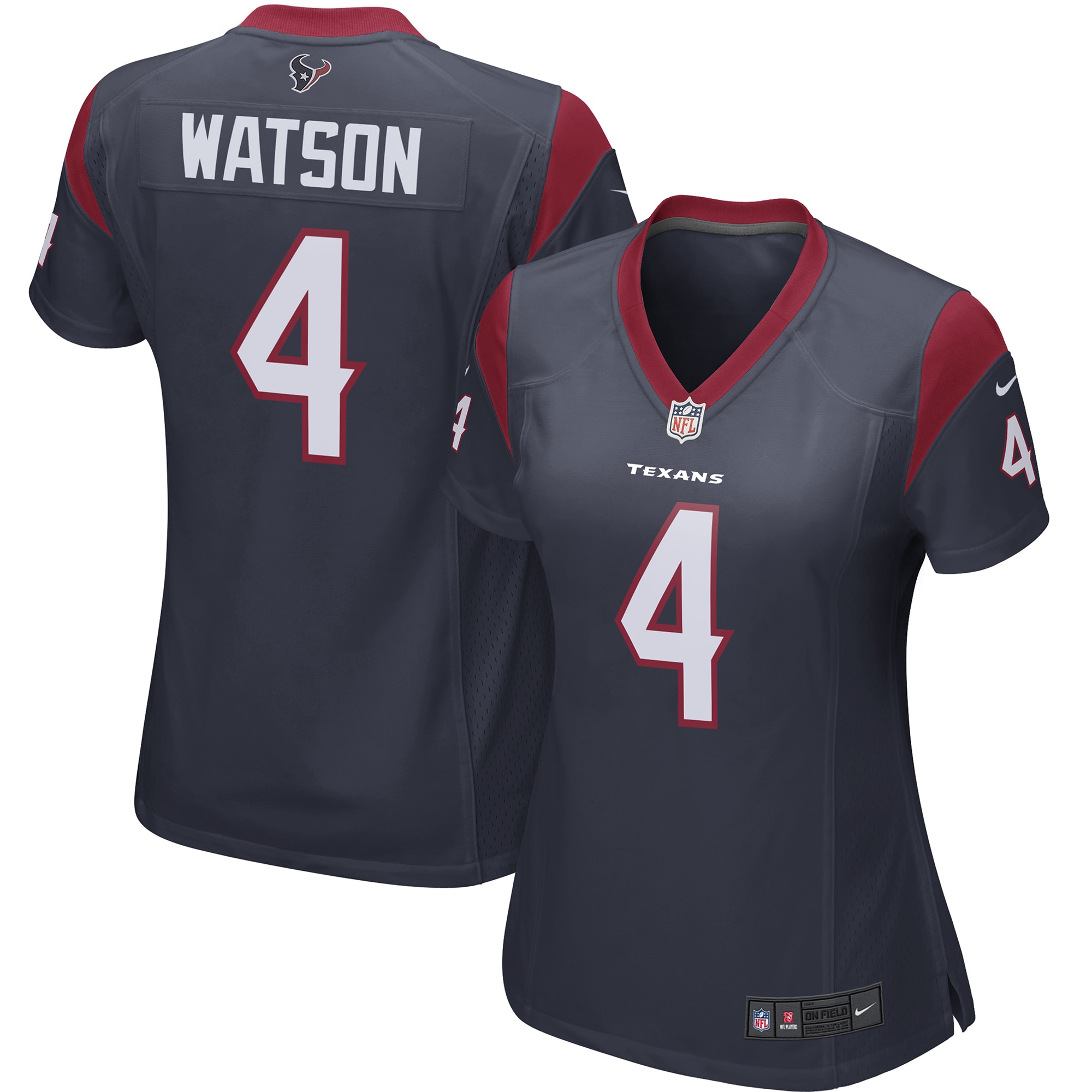 Deshaun Watson Houston Texans Nike Women's Player Game Jersey - Navy - vstockx