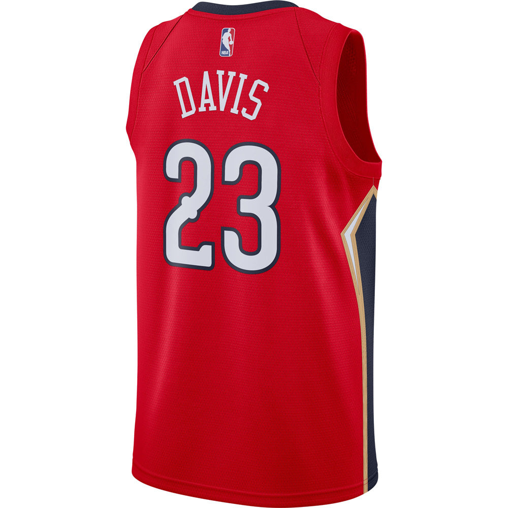 Men's New Orleans Pelicans Anthony Davis Statement Edition Jersey - Red - vstockx