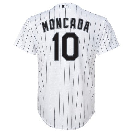 Youth Yoan Moncada Chicago White Sox White Home Replica Jersey - vstockx