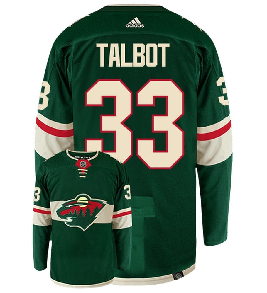 Cam Talbot Minnesota Wild Adidas Primegreen Authentic NHL Hockey Jersey - vstockx