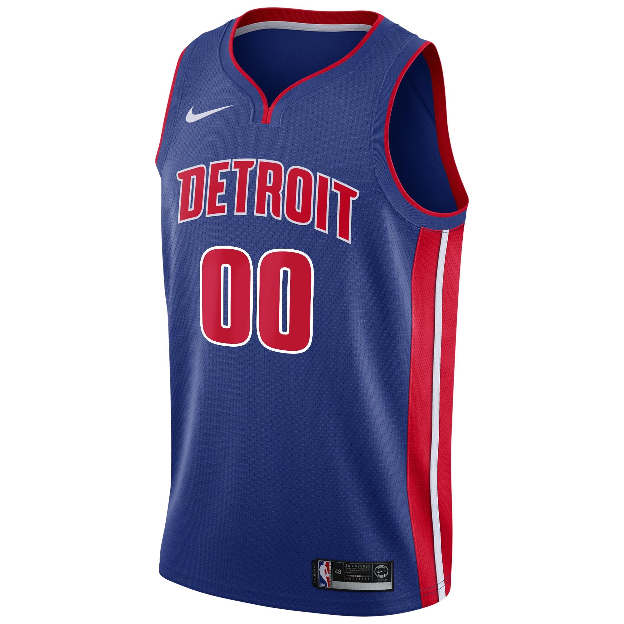 Detroit Pistons Nike Swingman Custom Jersey Blue - Icon Edition - vstockx