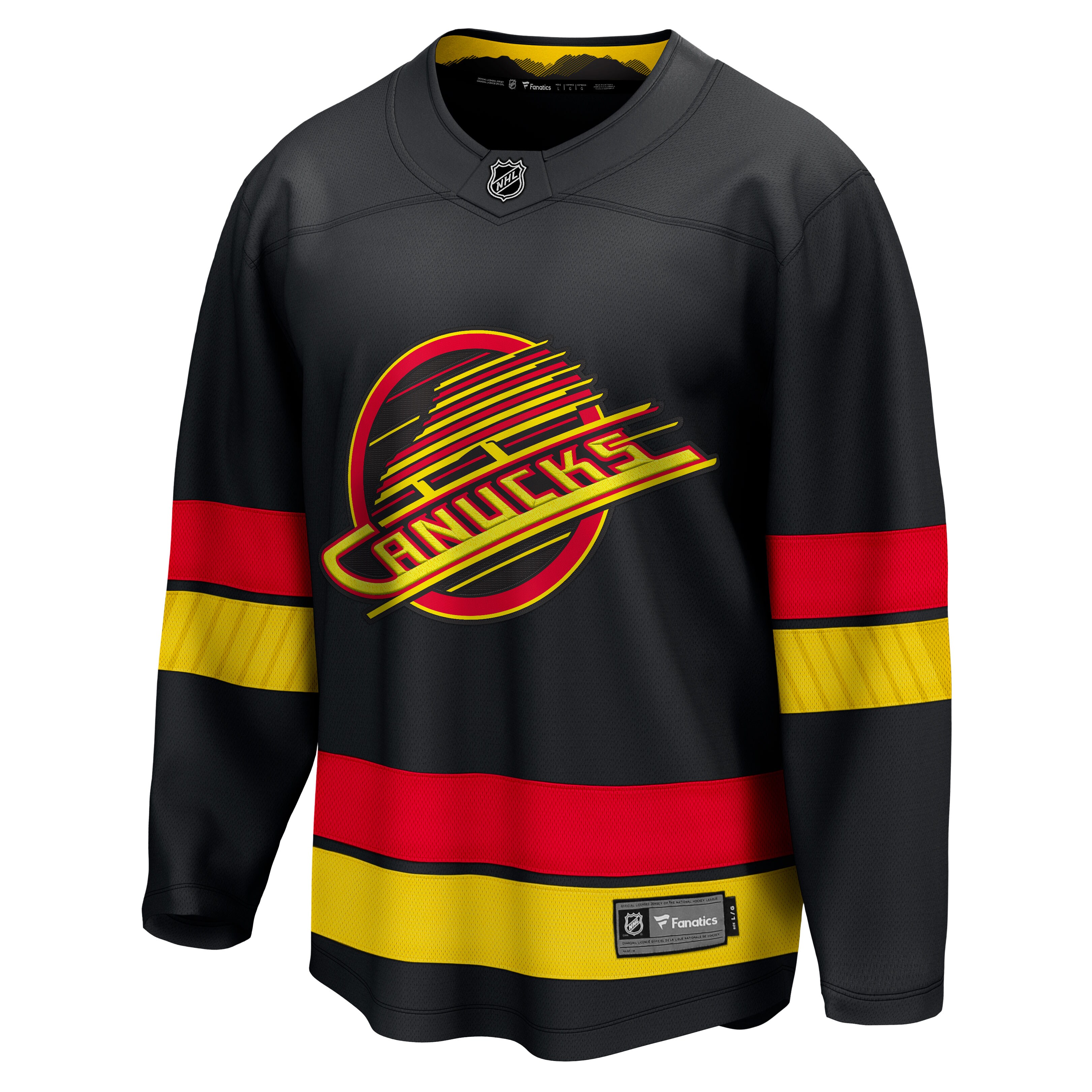 Vancouver Canucks Fanatics Branded Alternate - 2022/23 Premier Breakaway Jersey - Black - vstockx