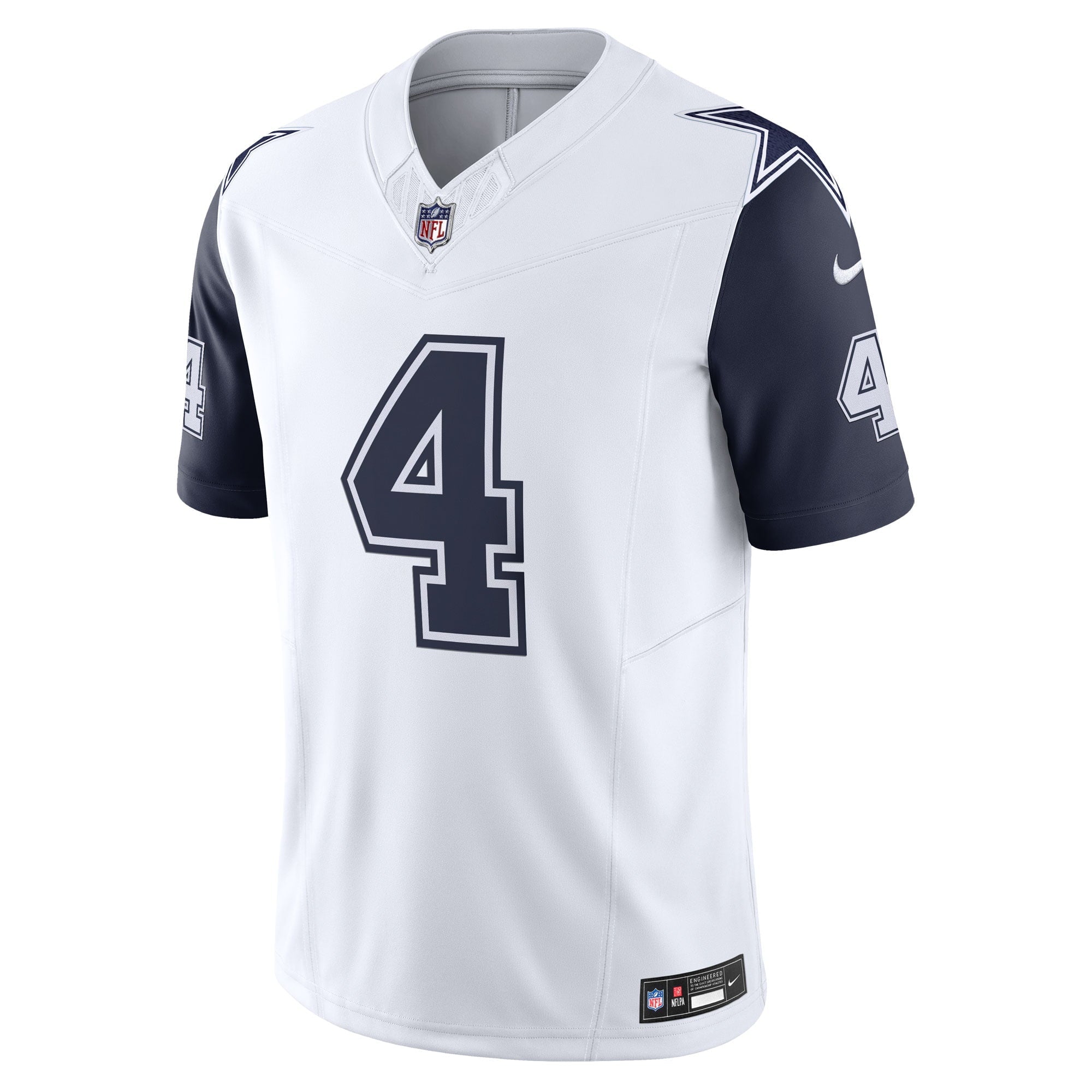 Men's Nike Dak Prescott White Dallas Cowboys Vapor F.U.S.E. Limited Jersey - vstockx