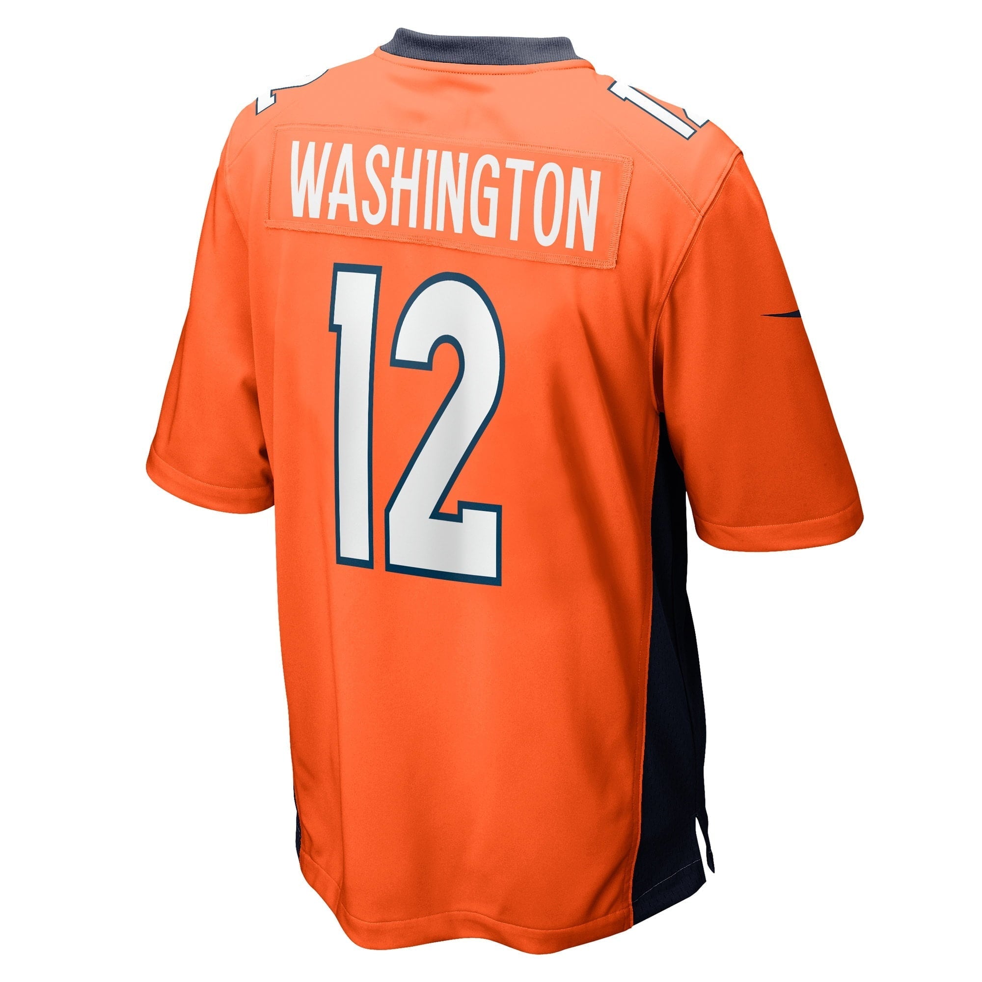 Men's Nike Montrell Washington Orange Denver Broncos Game Player Jersey - vstockx