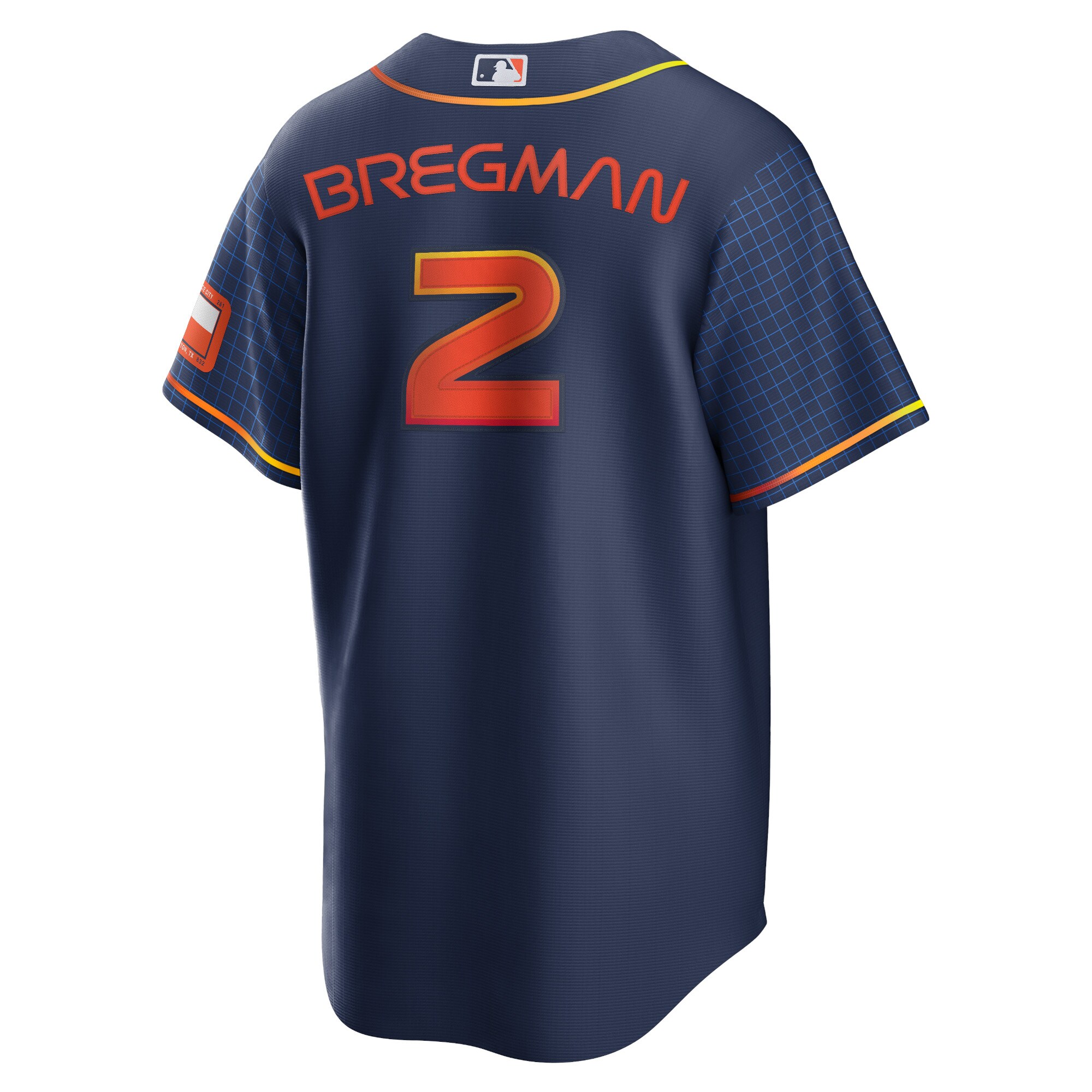 Alex Bregman Houston Astros Nike 2022 City Connect Replica Player Jersey - Navy - vstockx