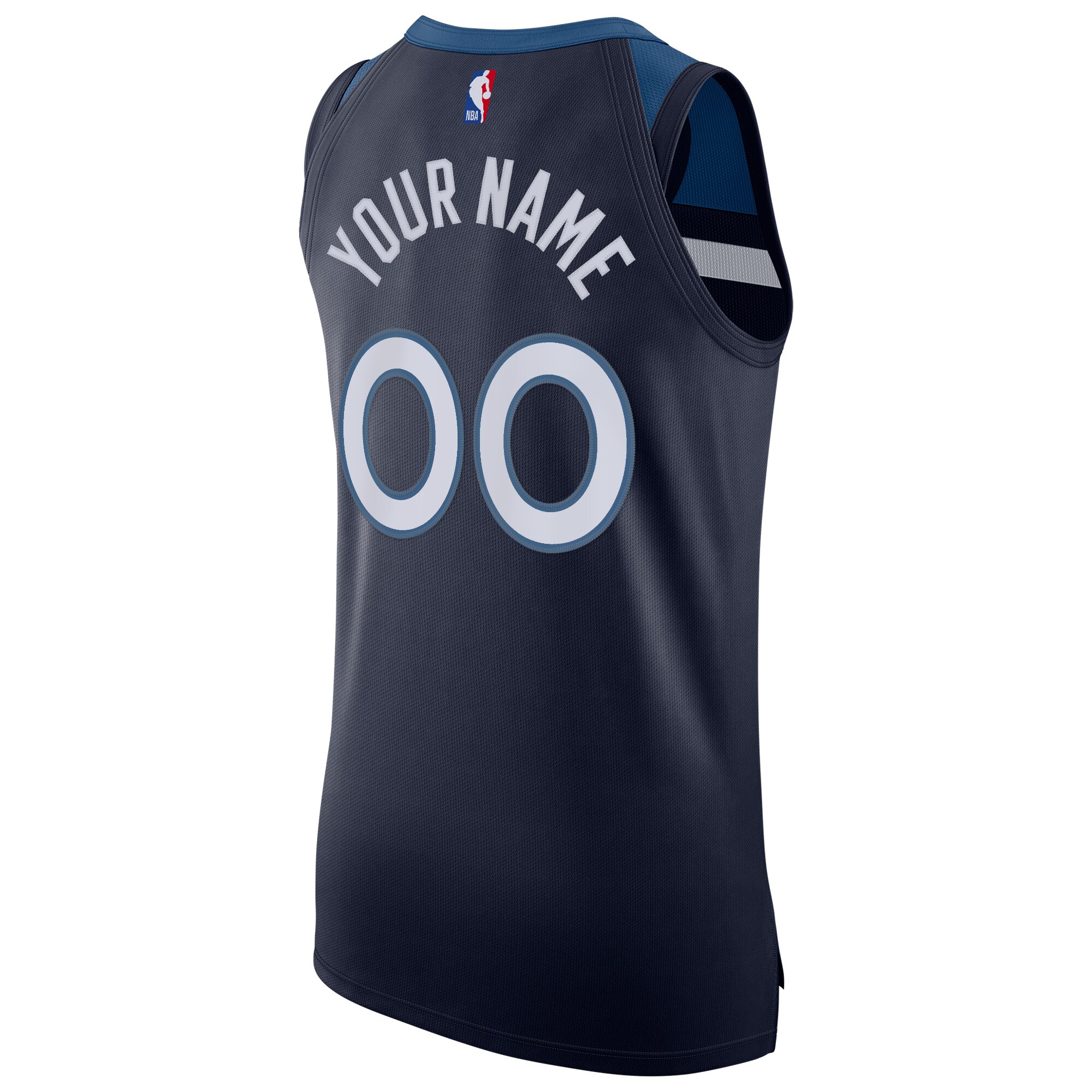 Minnesota Timberwolves Nike Authentic Custom Jersey Navy - Icon Edition - vstockx