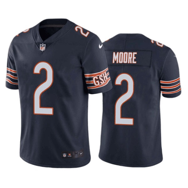 Youth Chicago Bears DJ Moore Vapor Jersey - Navy - vstockx