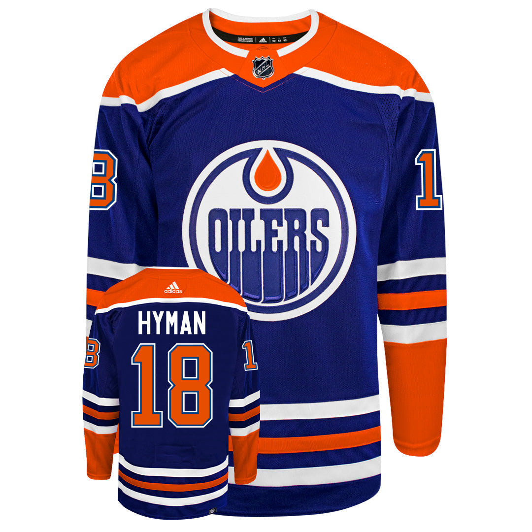 Zach Hyman Edmonton Oilers 2022 Adidas Primegreen Authentic NHL Hockey Jersey - vstockx