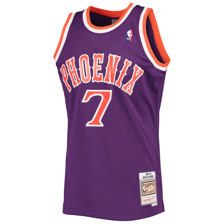Men's Mitchell & Ness Kevin Johnson Purple Phoenix Suns 1989-90 Hardwood Classics Swingman Jersey - vstockx