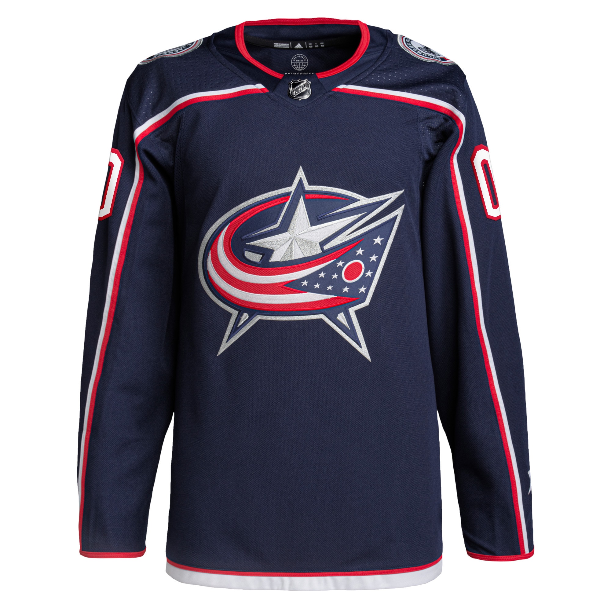 Columbus Blue Jackets adidas Home Primegreen Authentic Pro Custom Jersey - Navy - vstockx