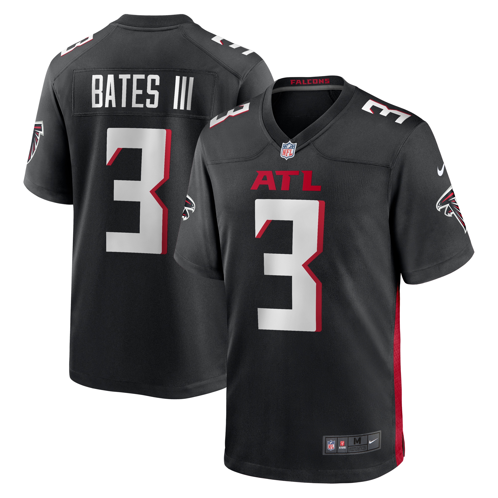 Jessie Bates III Atlanta Falcons Nike Game Player Jersey - Black - vstockx