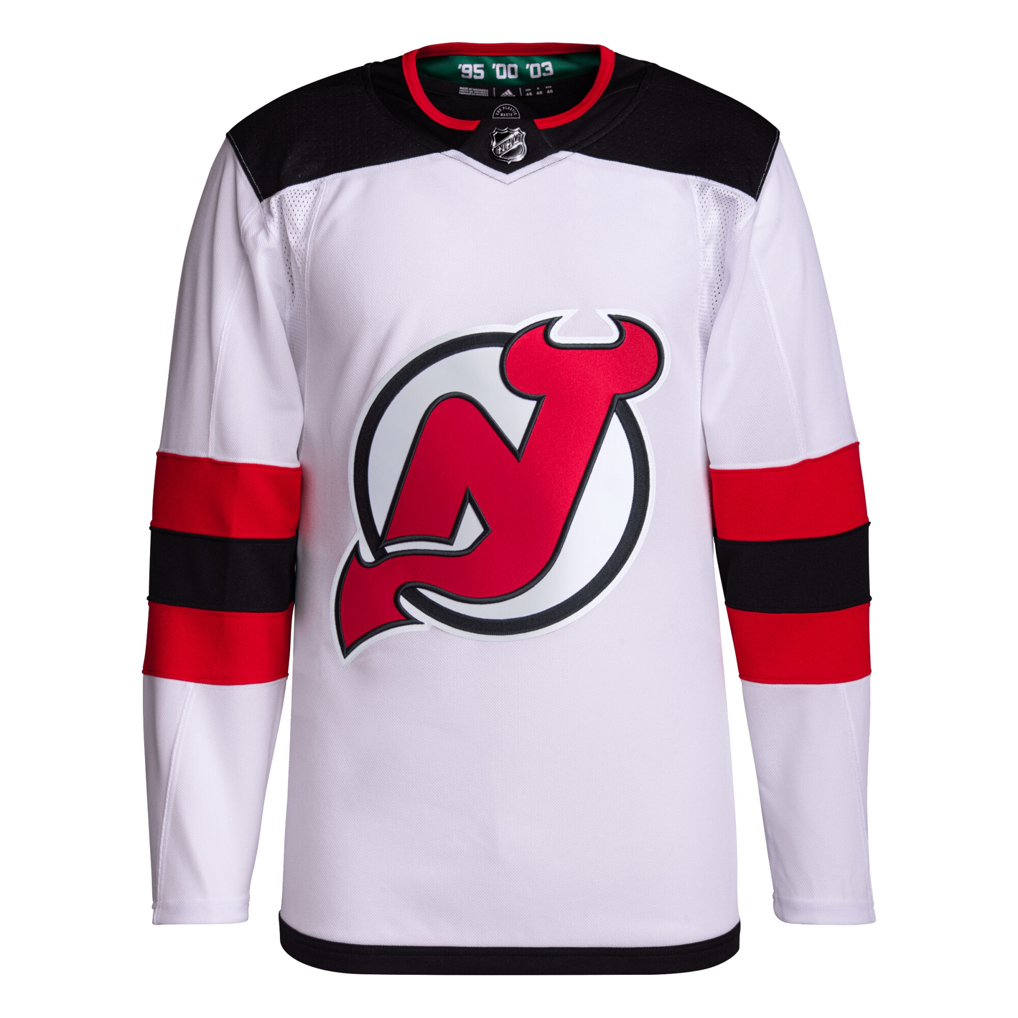 New Jersey Devils adidas Away Primegreen Authentic Pro Jersey White - vstockx