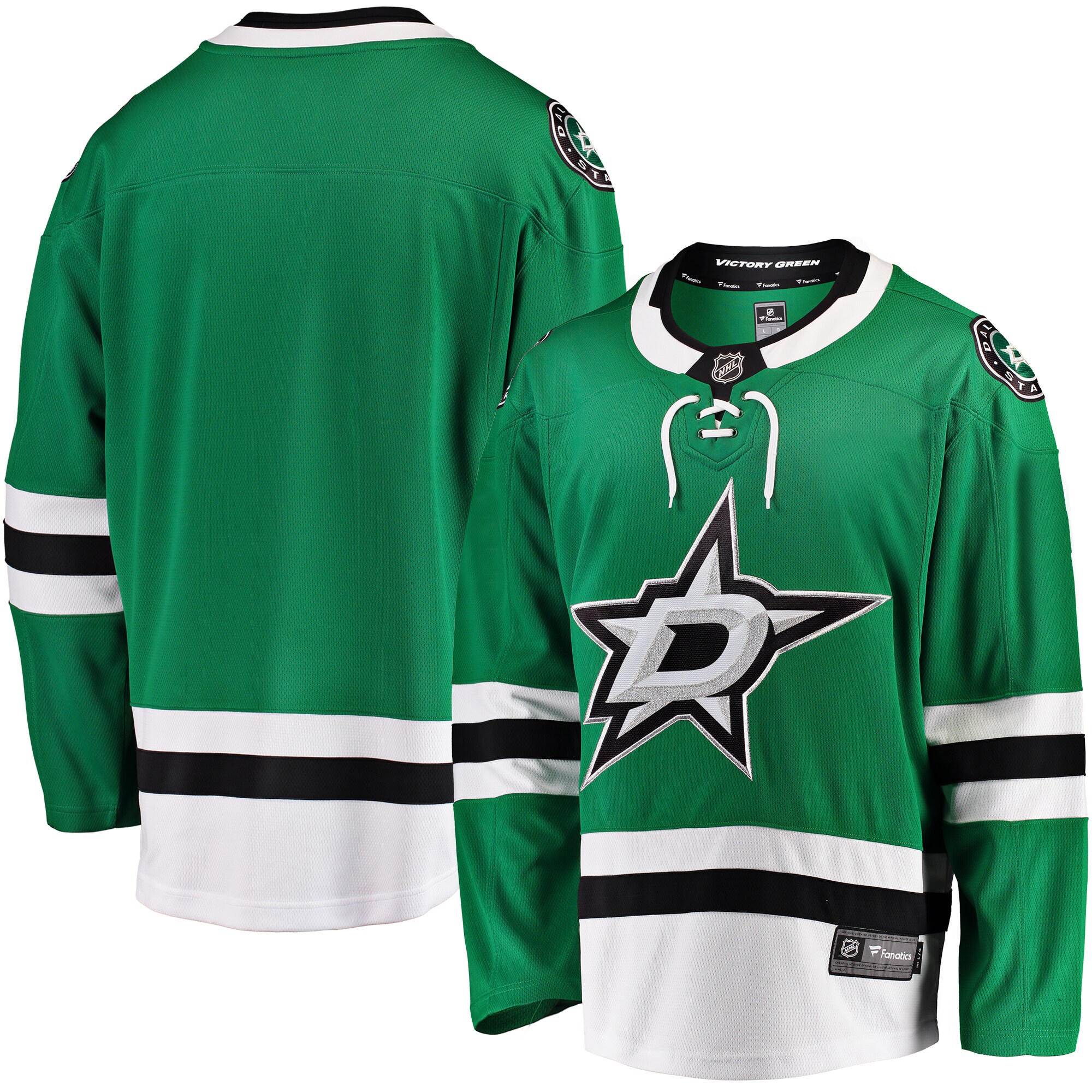 Dallas Stars Fanatics Branded Breakaway Home Jersey - Green - vstockx