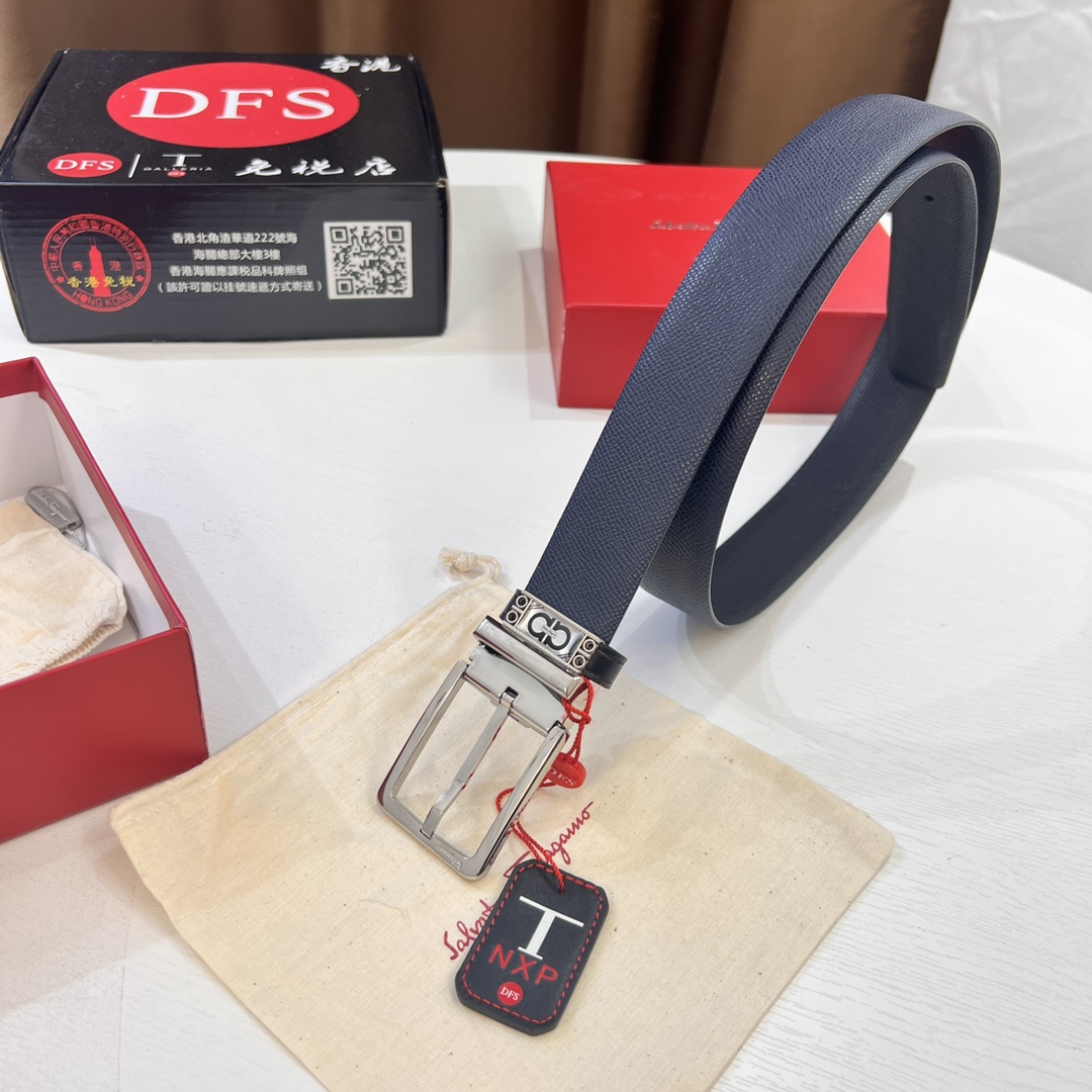 Streetwear Belt Ferragamo 320285 size:3.5cm - vstockx