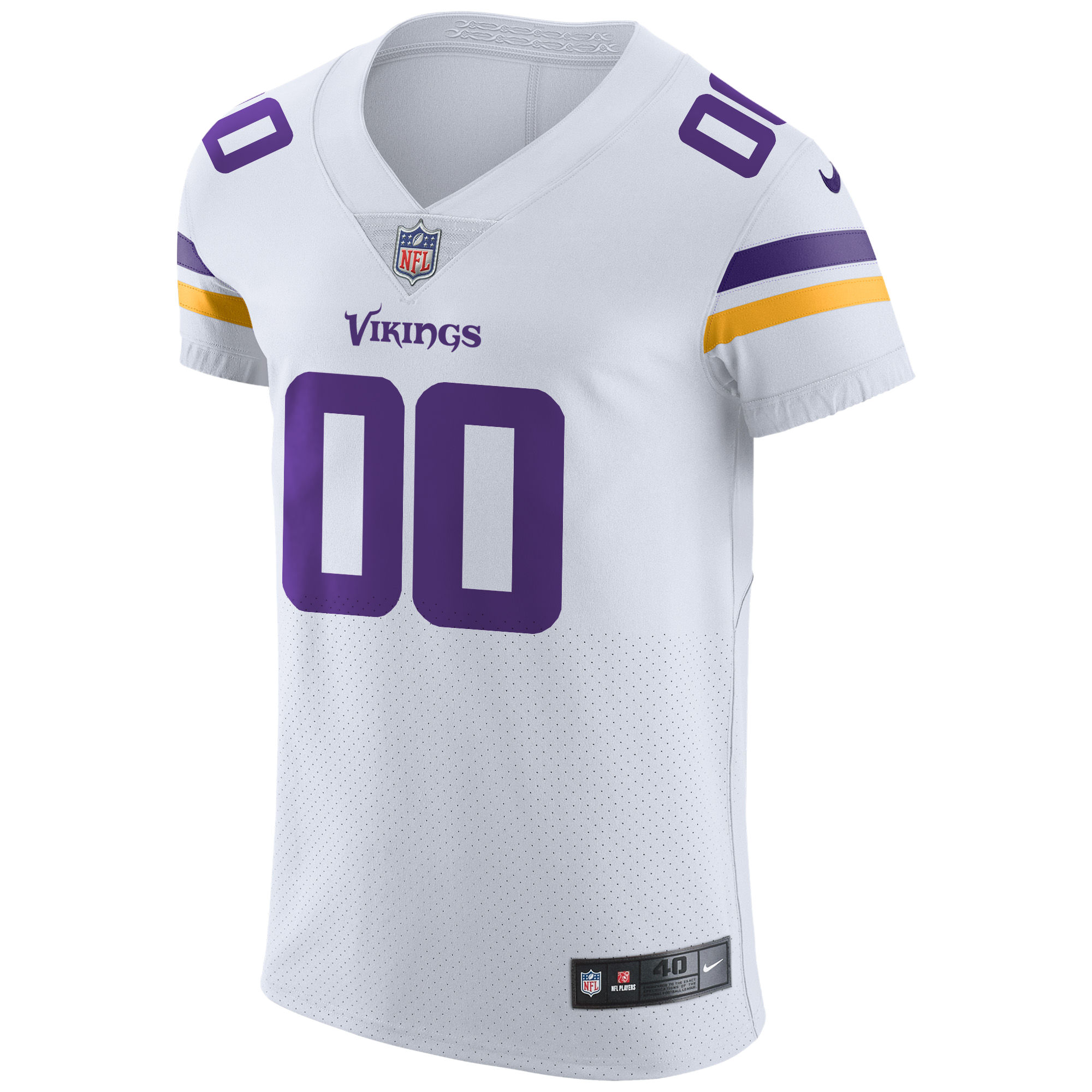 Minnesota Vikings Nike Vapor Untouchable Elite Custom Jersey - White - vstockx