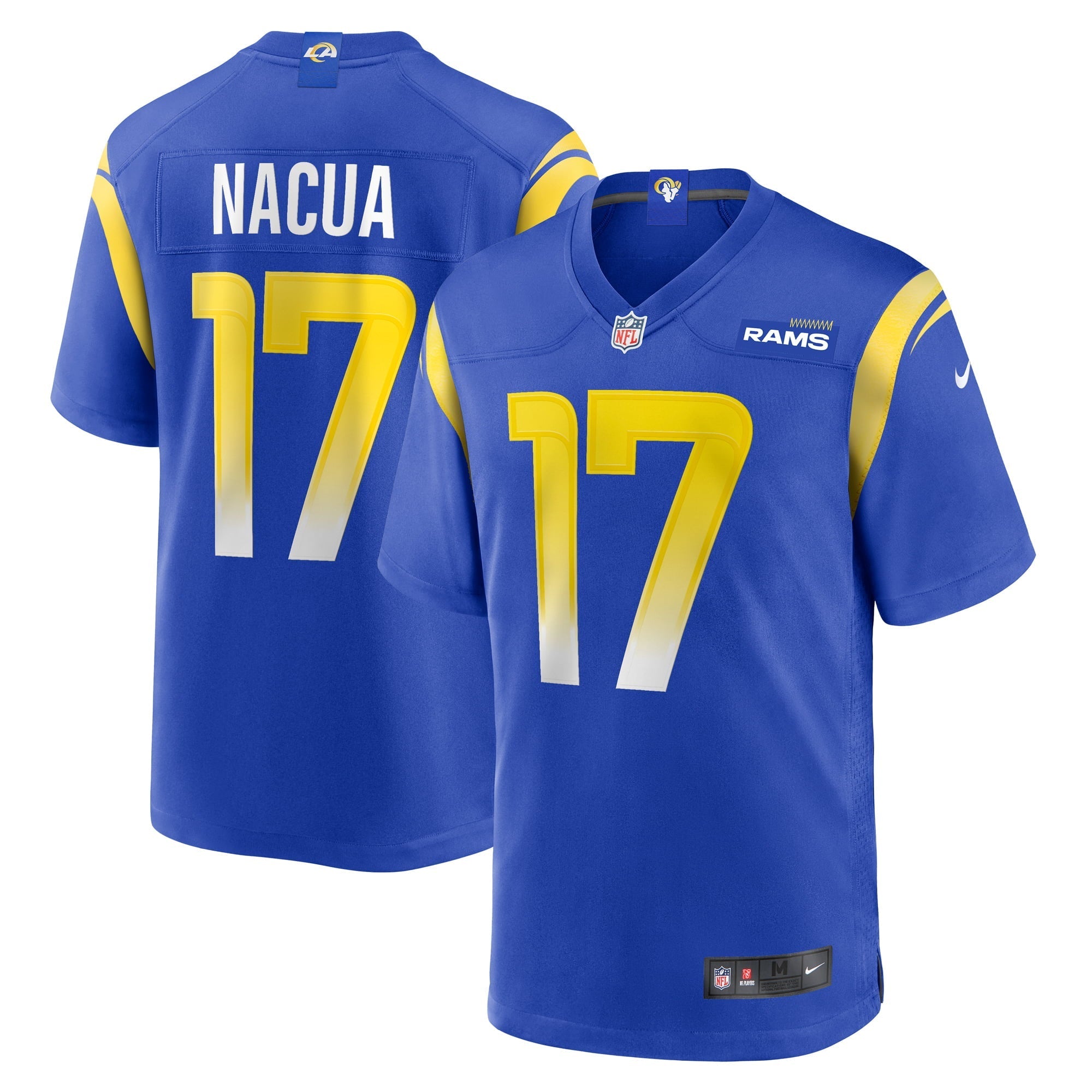 Men's Nike Puka Nacua Royal Los Angeles Rams Home Game Jersey - vstockx
