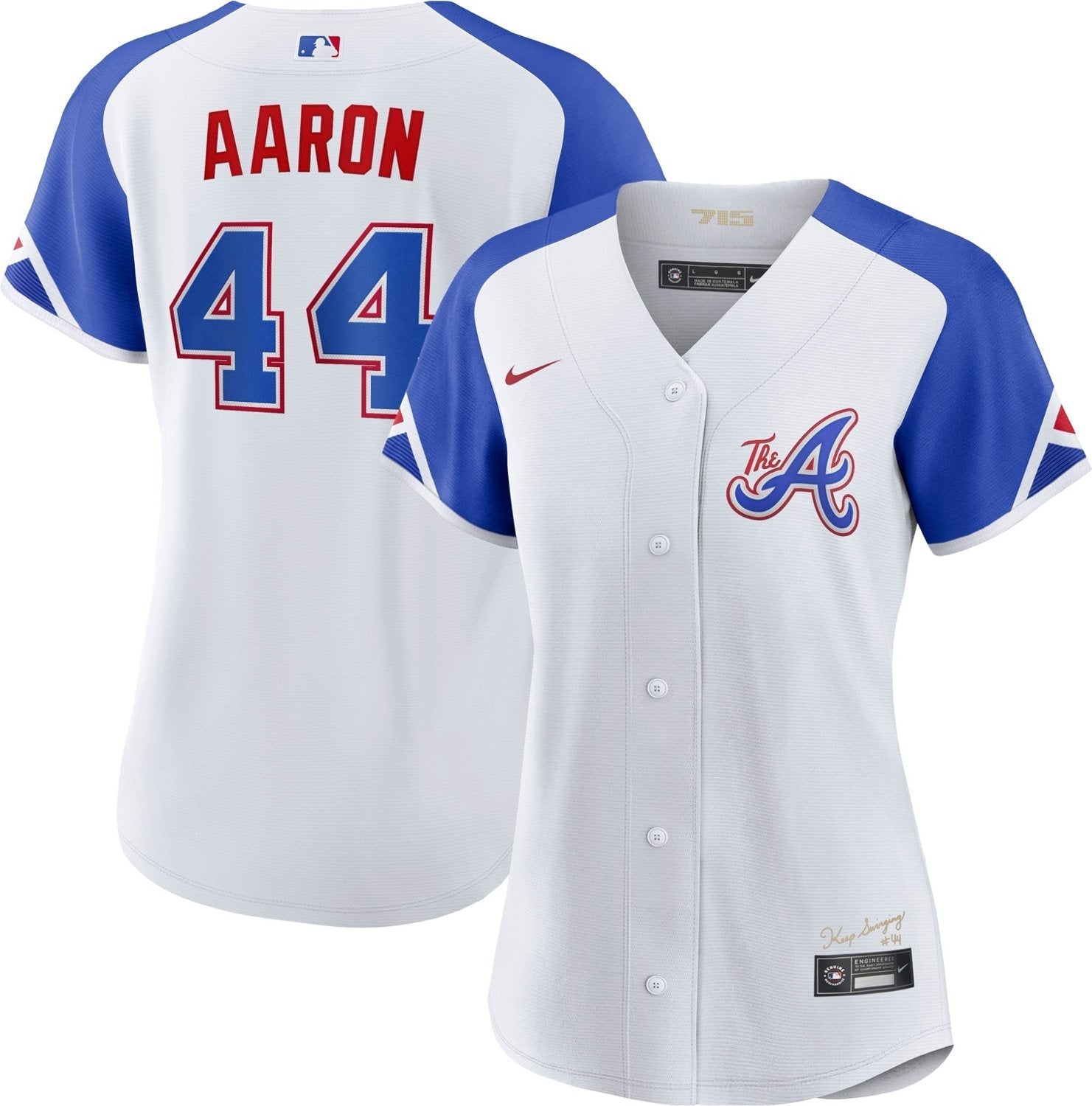 Nike Women's Atlanta Braves Aaron City Connect Replica Jersey - vstockx