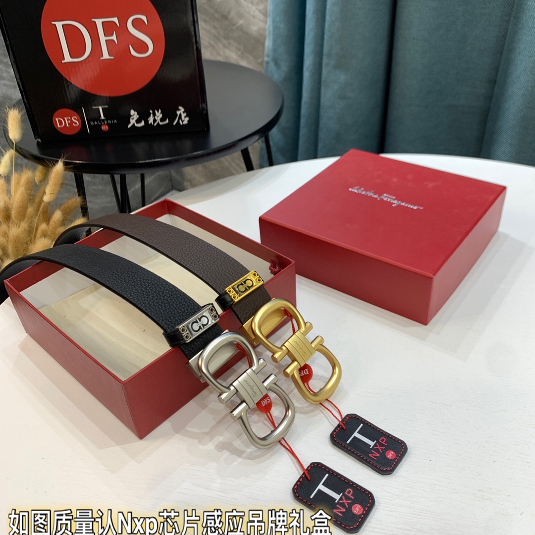 Streetwear Belt Ferragamo 319679 size:3.5cm - vstockx