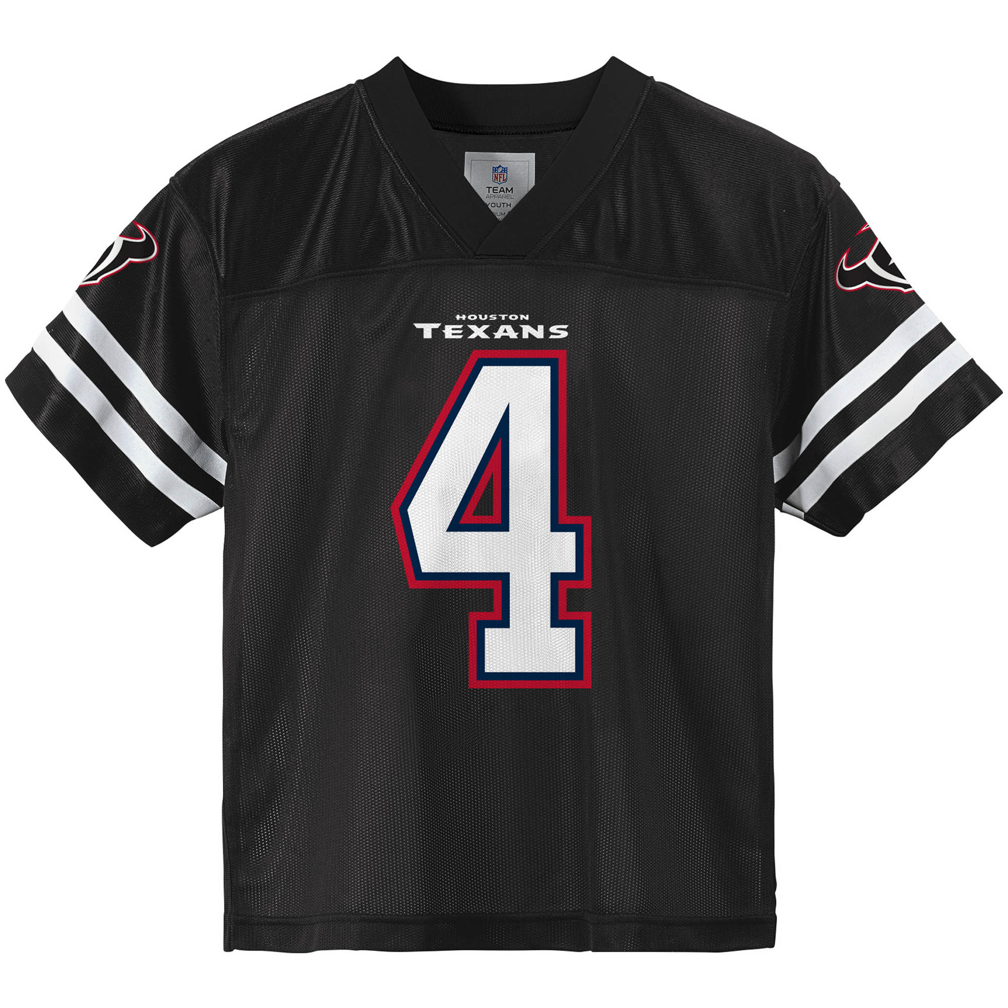 Youth Deshaun Watson Black Houston Texans Player Jersey - vstockx