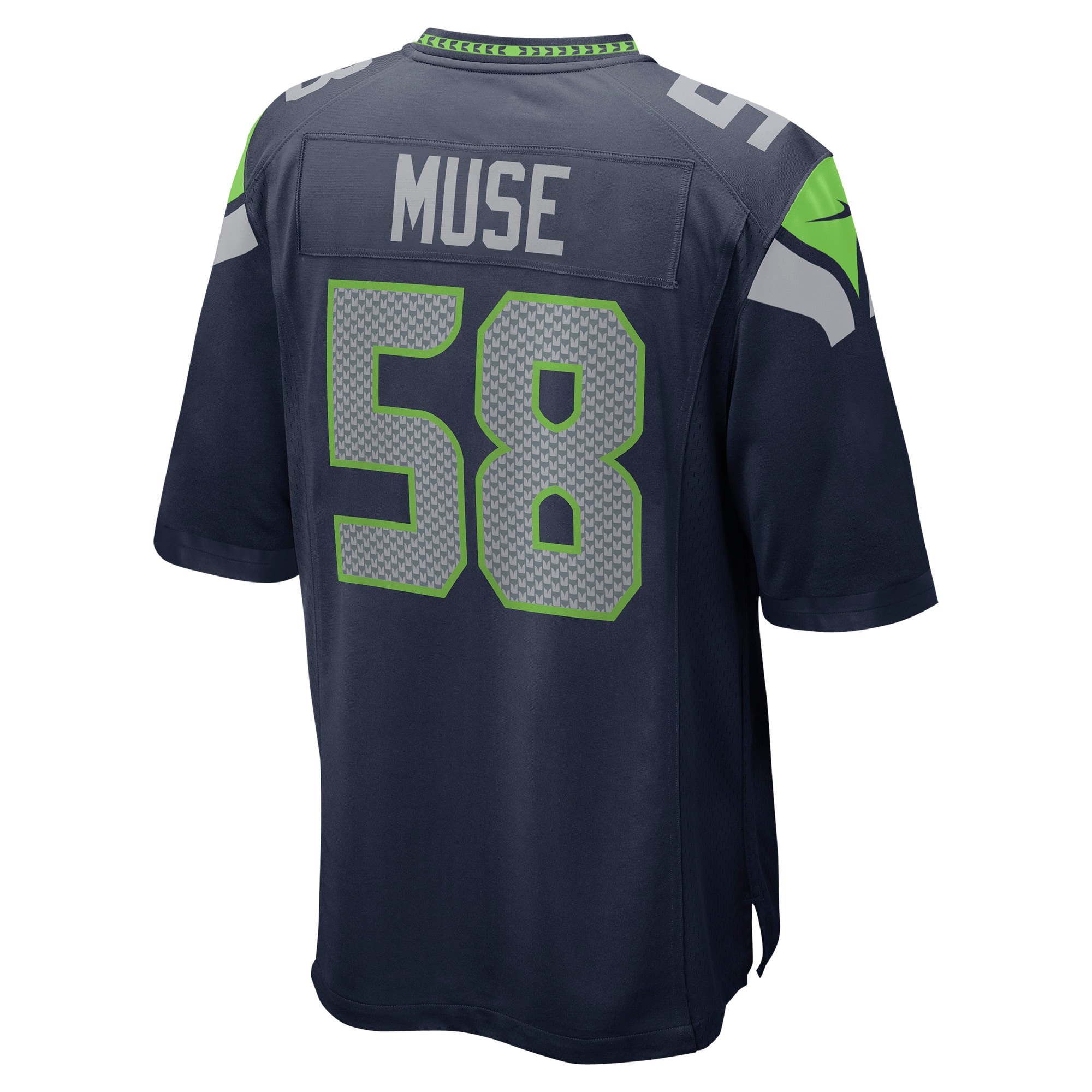 Tanner Muse Seattle Seahawks Nike Game Player Jersey - College Navy - vstockx
