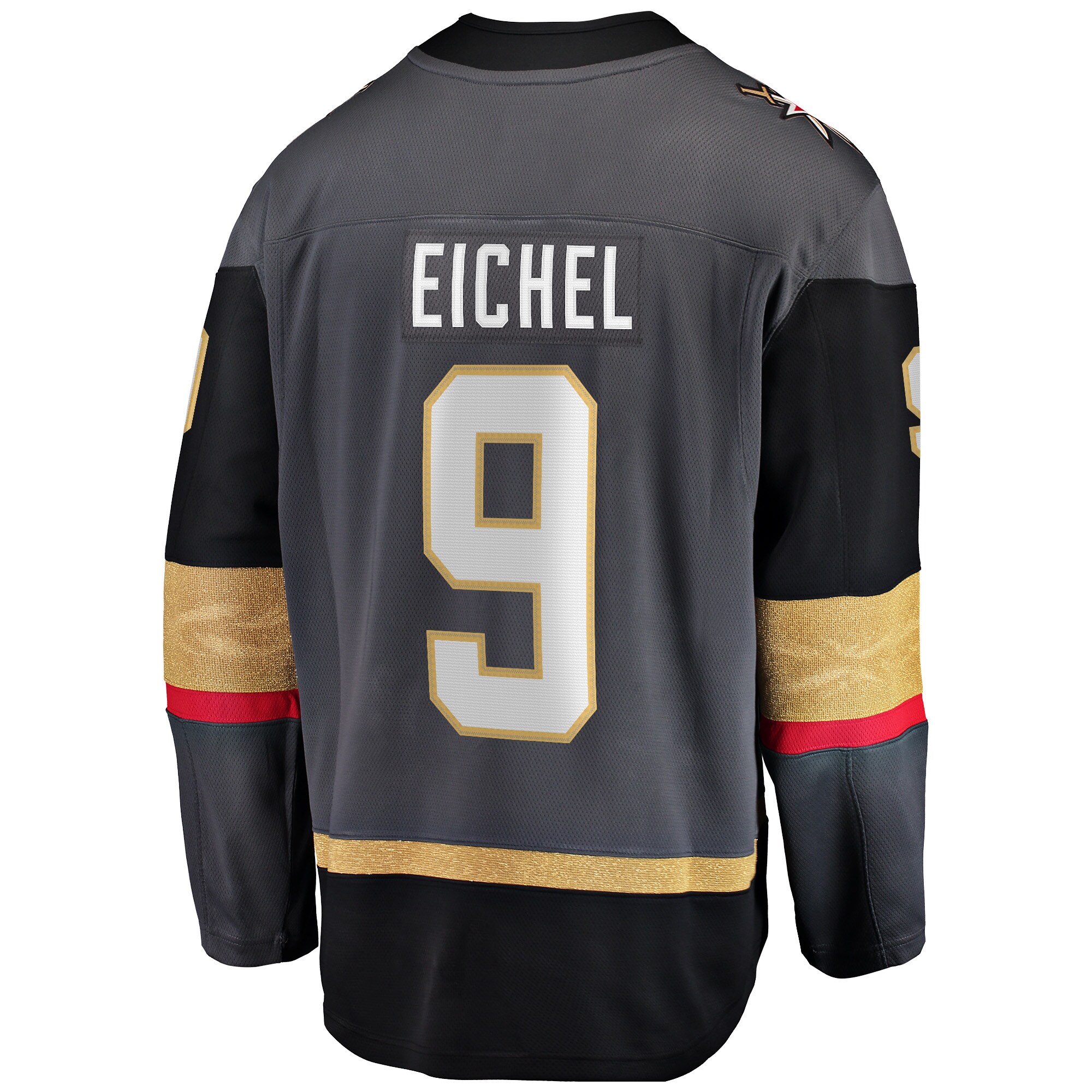 Jack Eichel Vegas Golden Knights Fanatics Branded Alternate Breakaway Player Jersey - Gray - vstockx