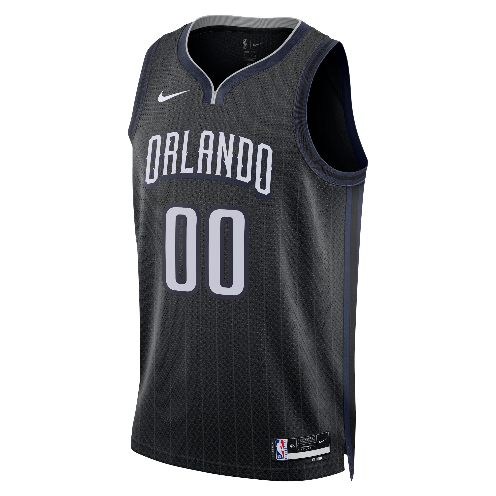 Orlando Magic Nike Unisex 2022/23 Swingman Custom Jersey - City Edition - Black - vstockx