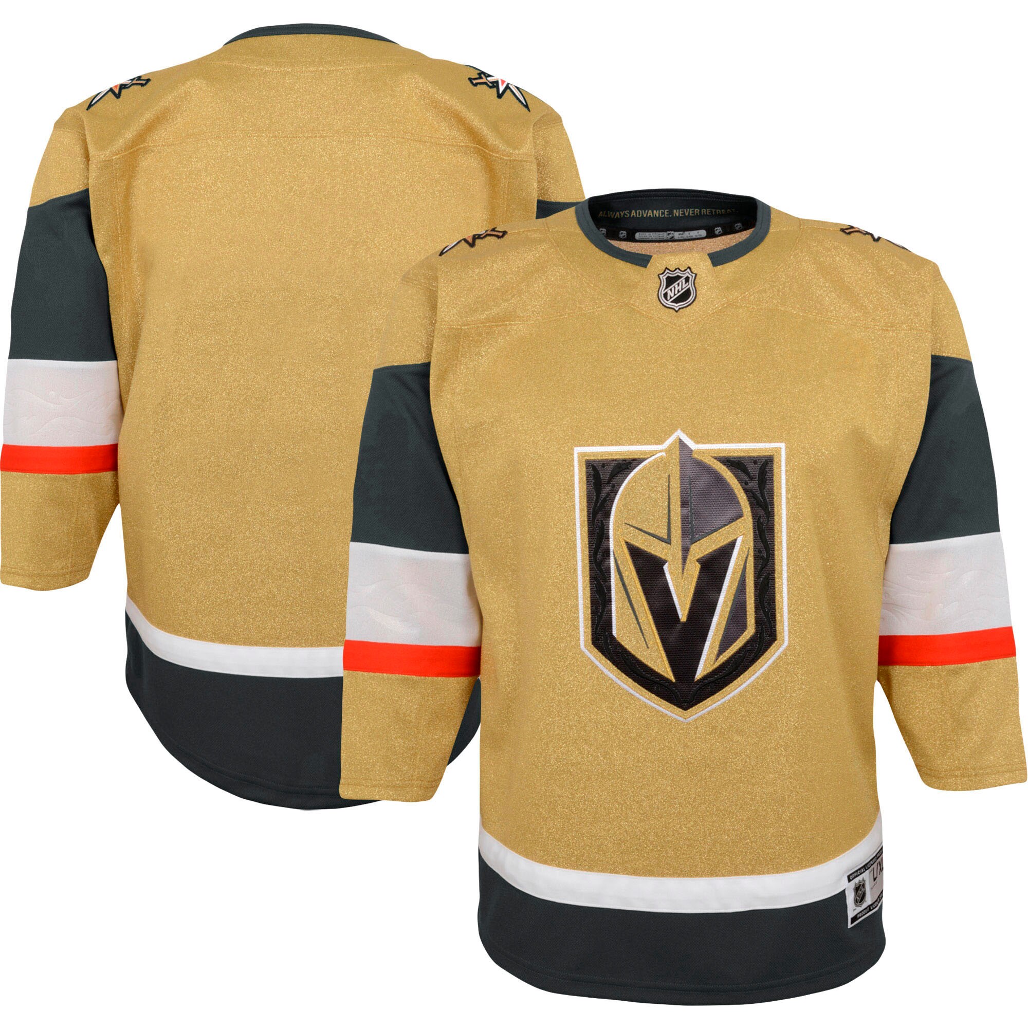 Vegas Golden Knights Infant 2020/21 Home Premier Jersey - Gold - vstockx