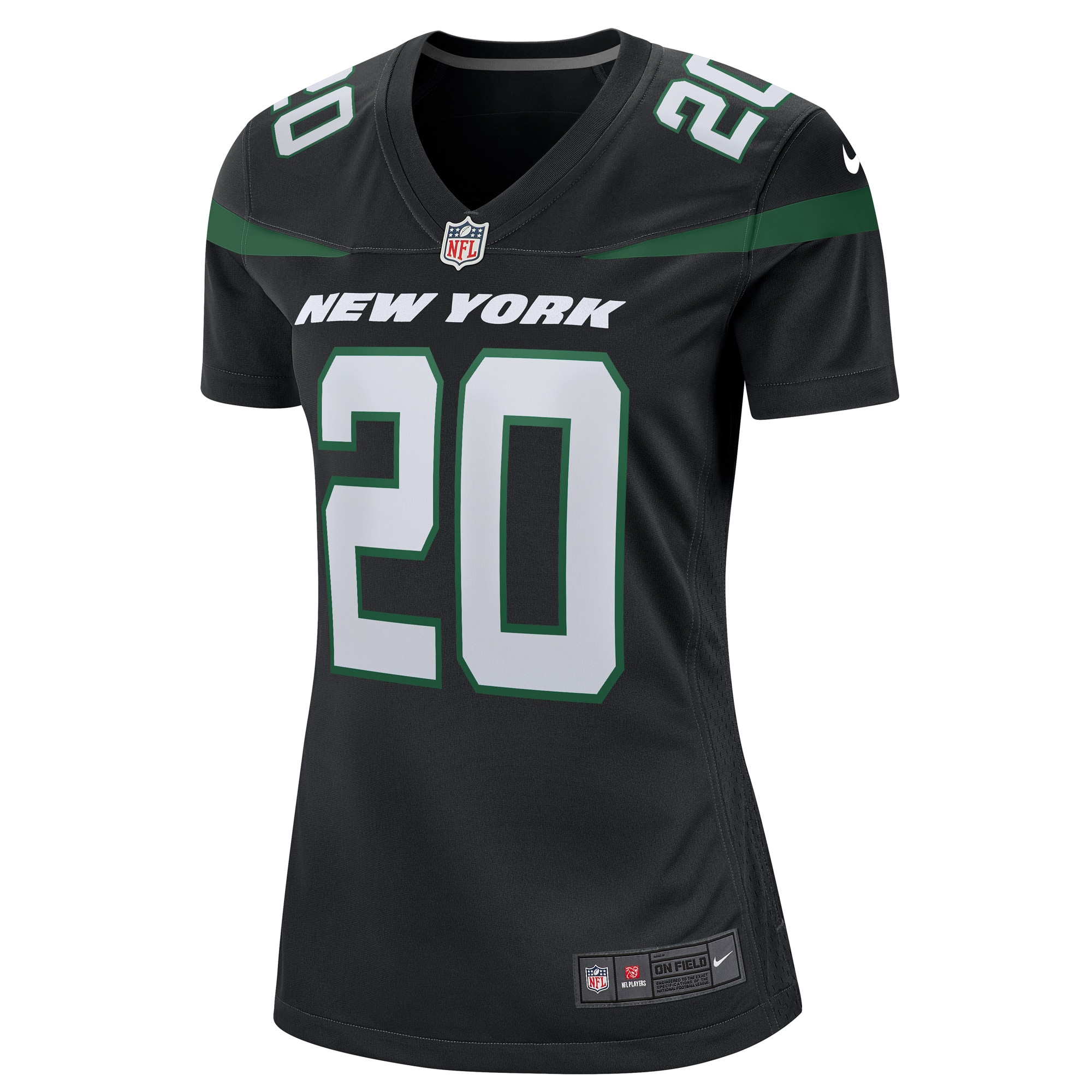 Breece Hall New York Jets Nike Women's Alternate Game Player Jersey - Stealth Black - vstockx