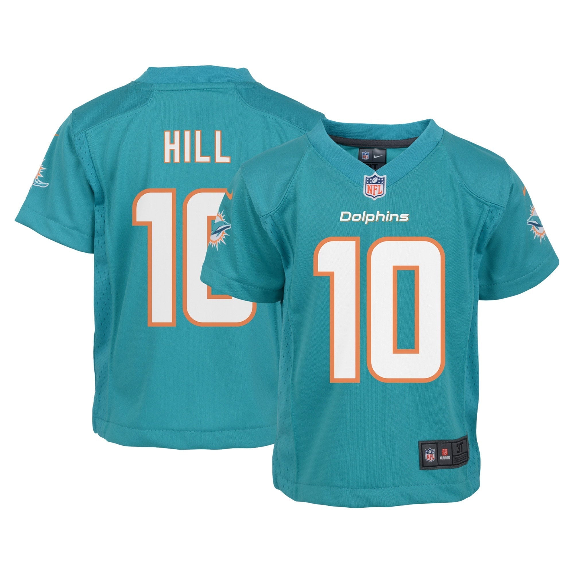 Preschool Nike Tyreek Hill Aqua Miami Dolphins Game Jersey - vstockx