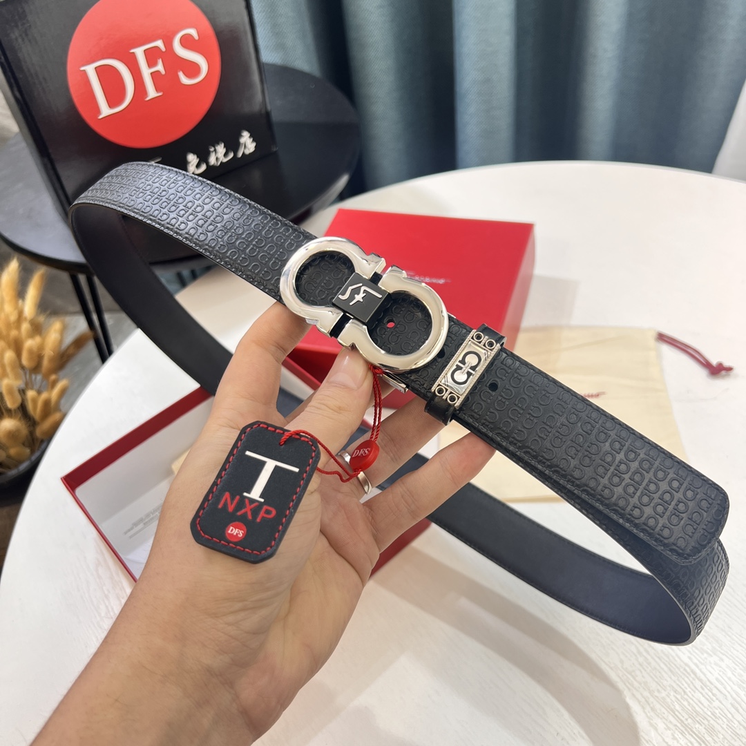 Streetwear Belt Ferragamo 319606 size:3.5cm - vstockx