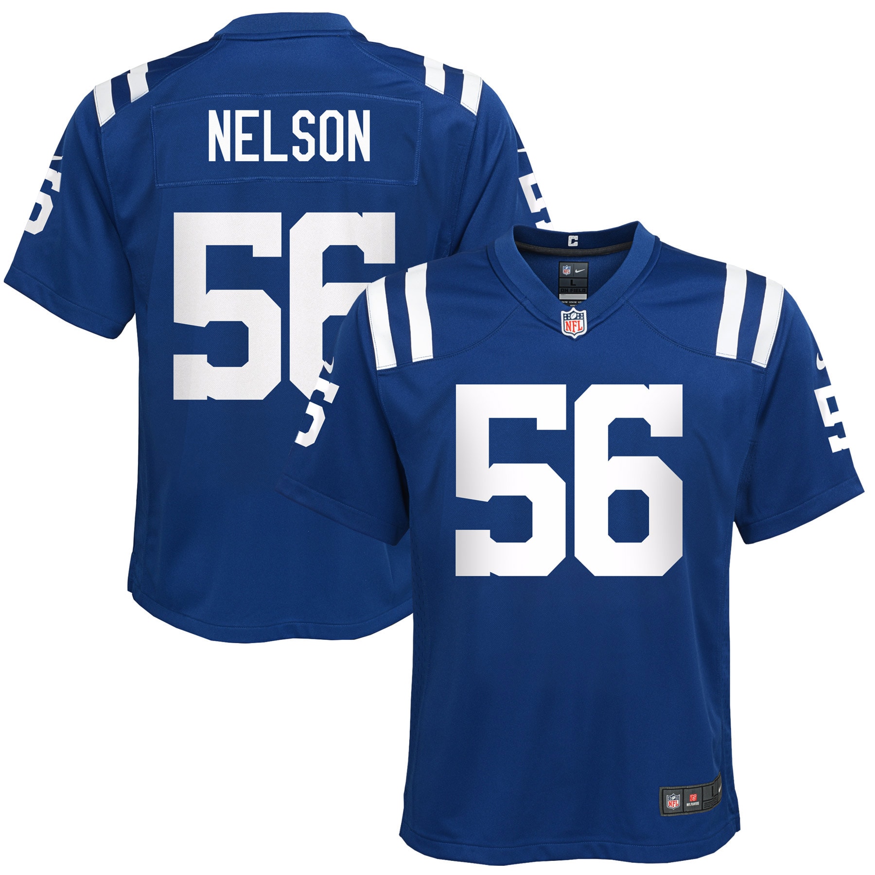 Quenton Nelson Indianapolis Colts Nike Youth Game Jersey - Royal - vstockx