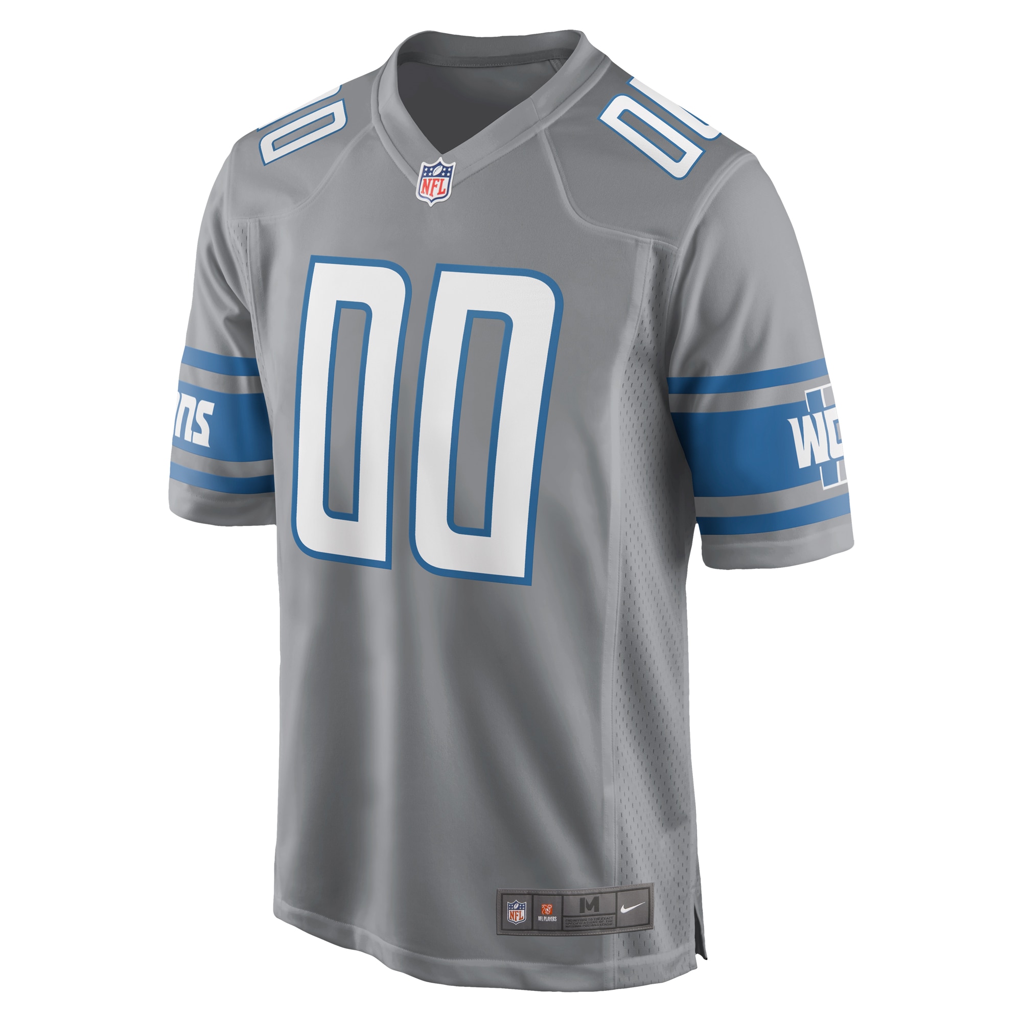 Detroit Lions Nike Alternate Custom Game Jersey - Gray - vstockx